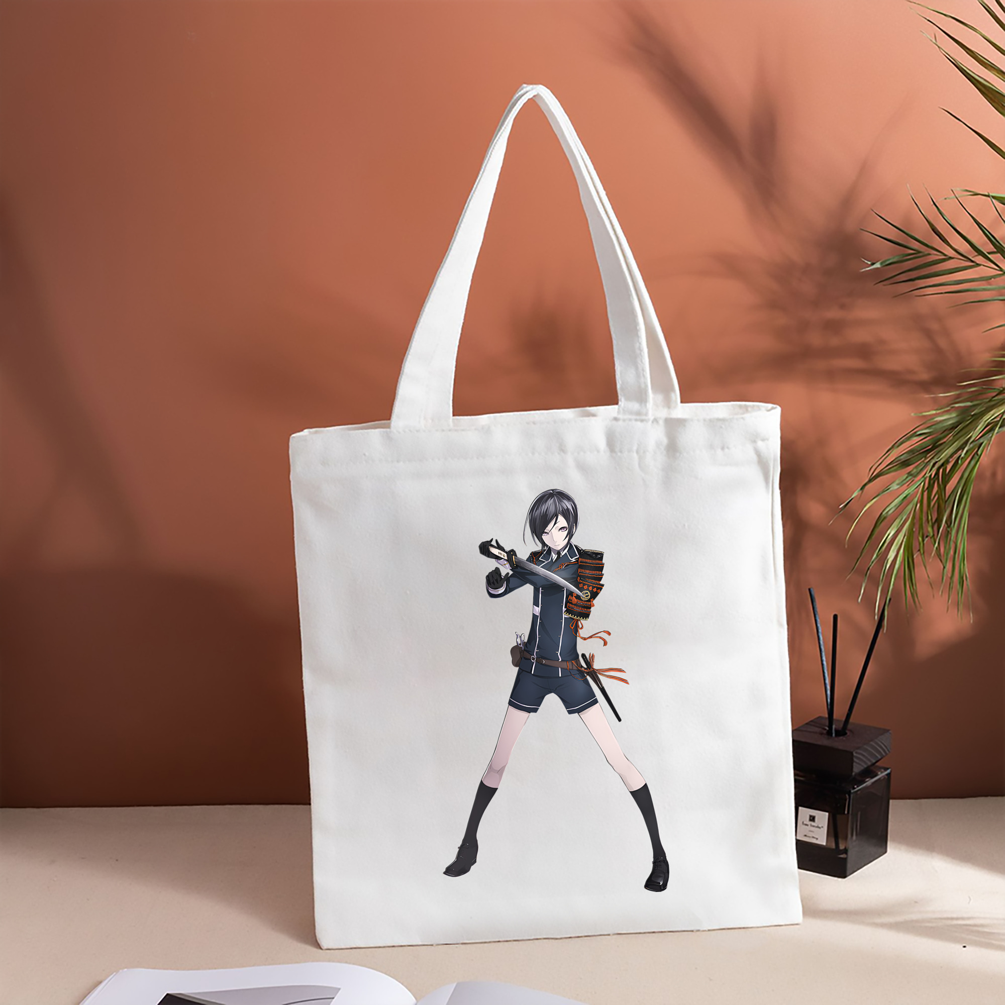 刀剣乱舞 Touken Ranbu 縦型キャンバス生地手提げバッグ　トートバッグ