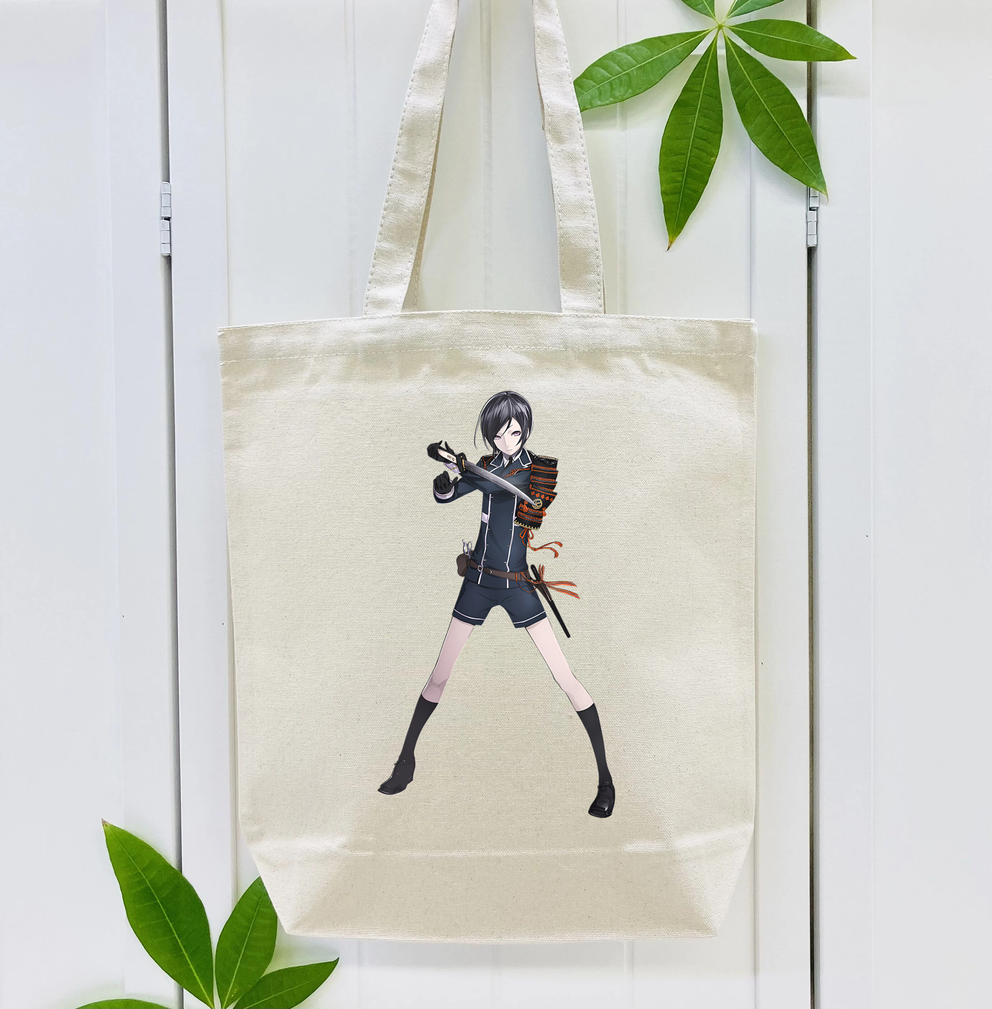 刀剣乱舞 Touken Ranbu 縦型キャンバス生地手提げバッグ　トートバッグ