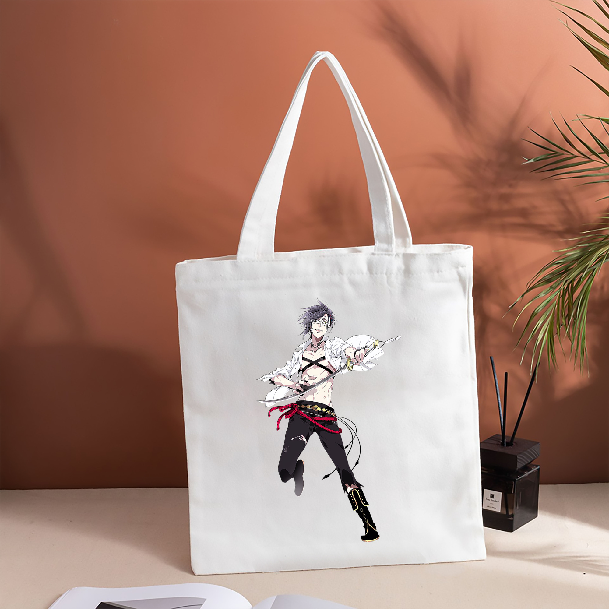 刀剣乱舞 Touken Ranbu 縦型キャンバス生地手提げバッグ　トートバッグ
