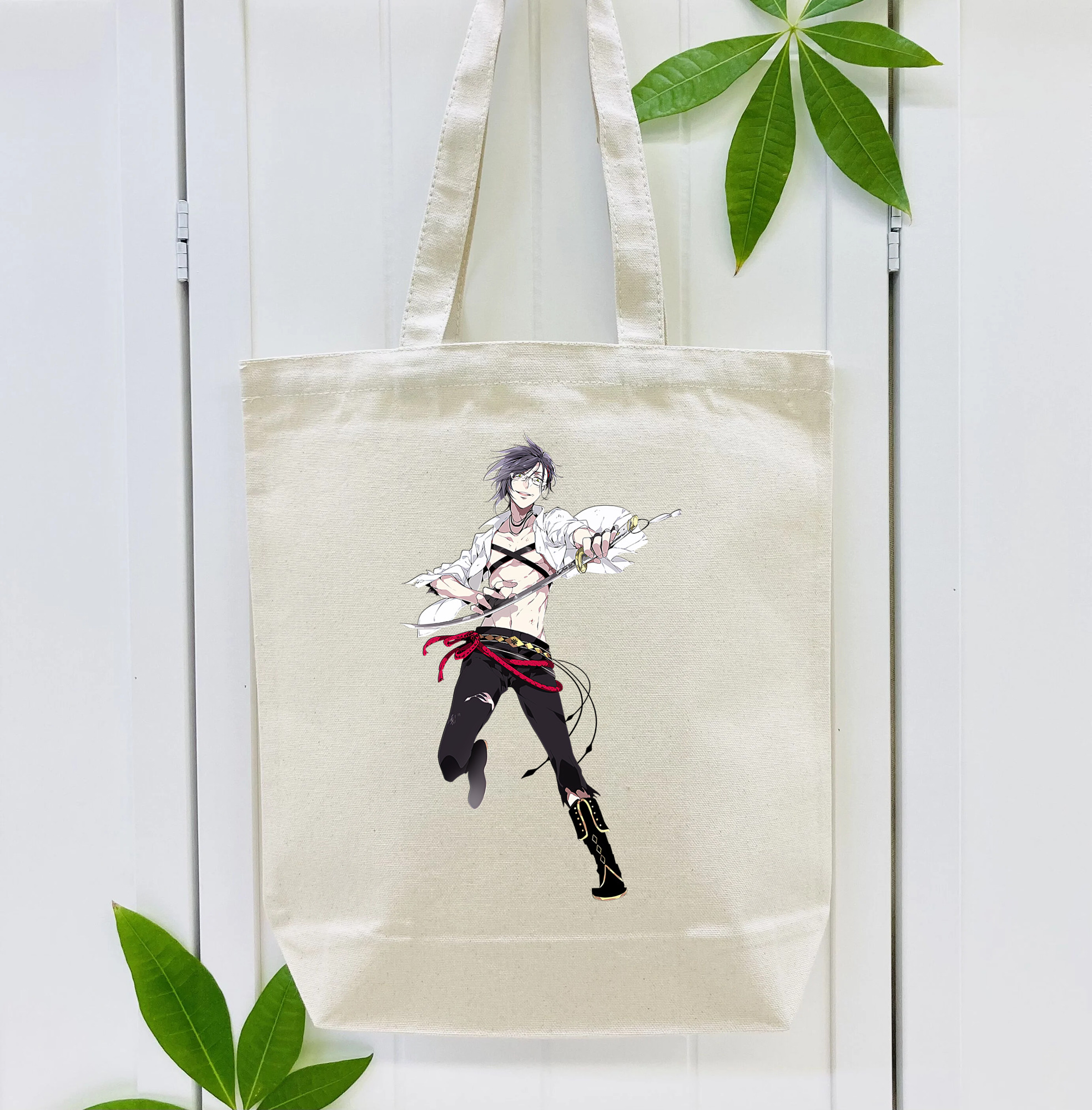 刀剣乱舞 Touken Ranbu 縦型キャンバス生地手提げバッグ　トートバッグ
