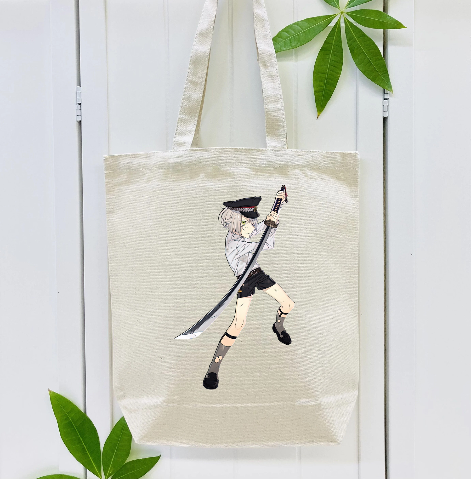刀剣乱舞 Touken Ranbu 縦型キャンバス生地手提げバッグ　トートバッグ