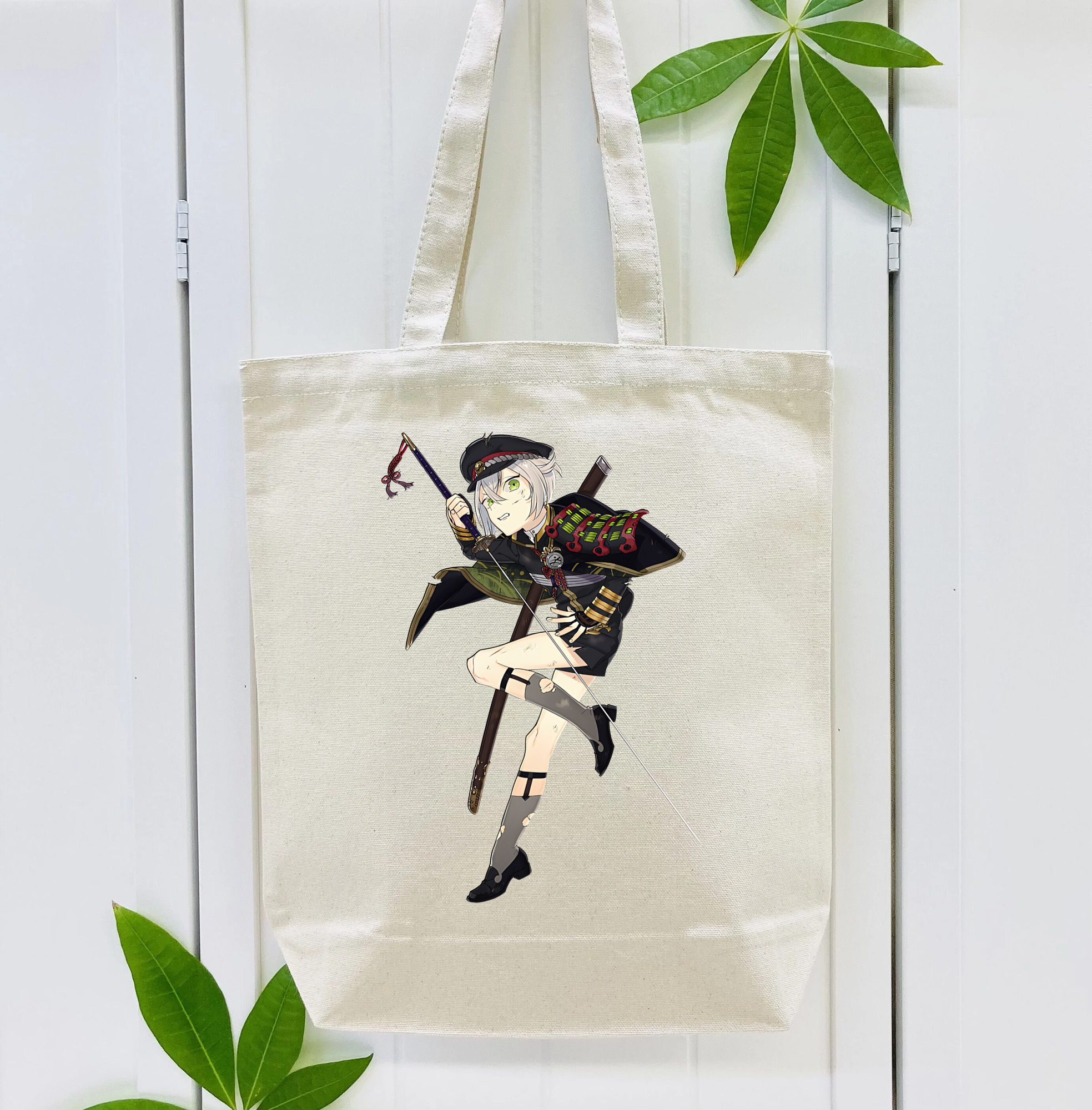 刀剣乱舞 Touken Ranbu 縦型キャンバス生地手提げバッグ　トートバッグ