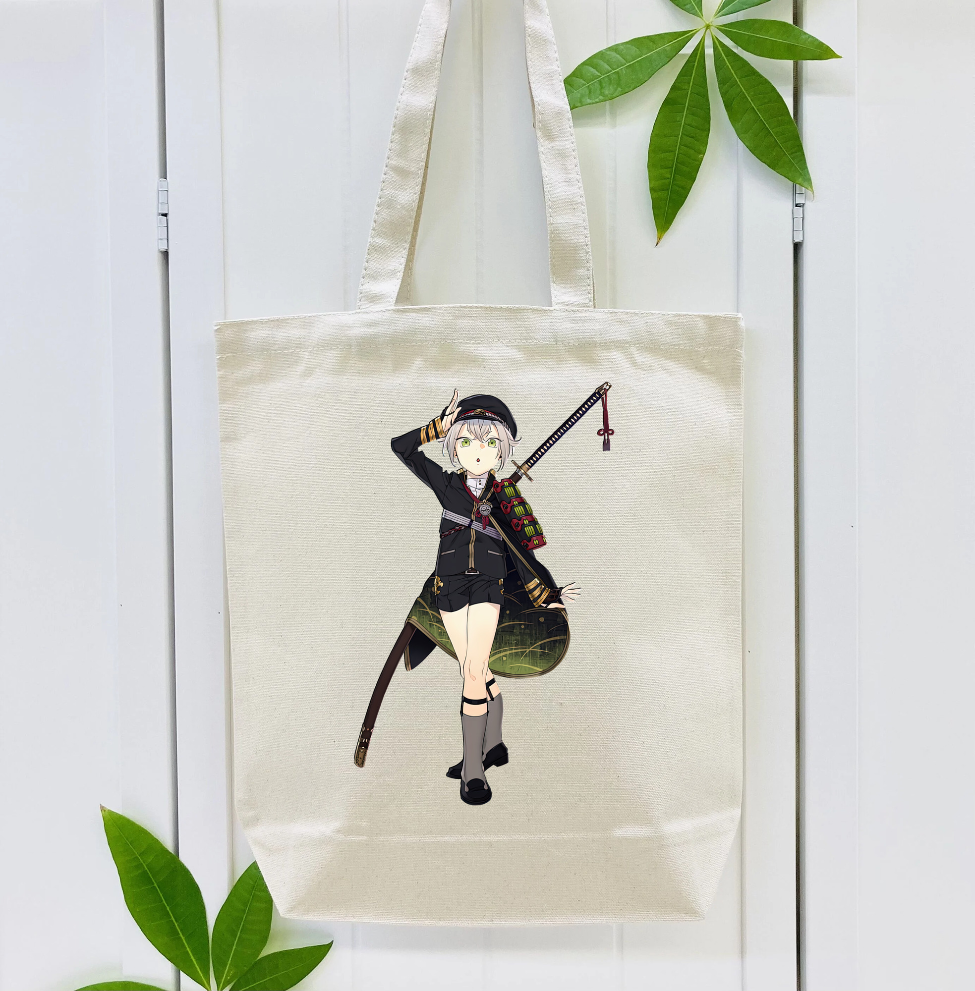 刀剣乱舞 Touken Ranbu 縦型キャンバス生地手提げバッグ　トートバッグ