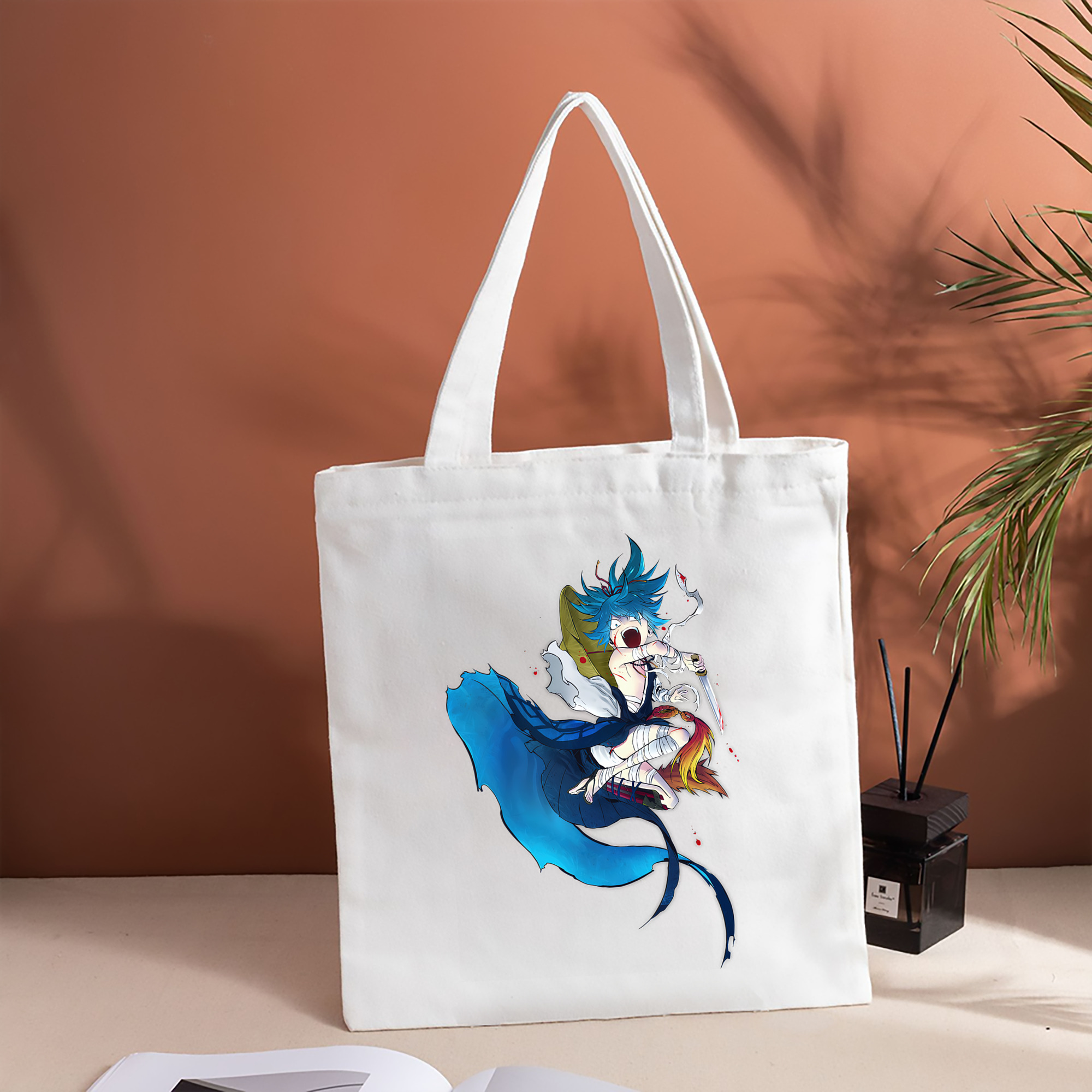 刀剣乱舞 Touken Ranbu 縦型キャンバス生地手提げバッグ　トートバッグ