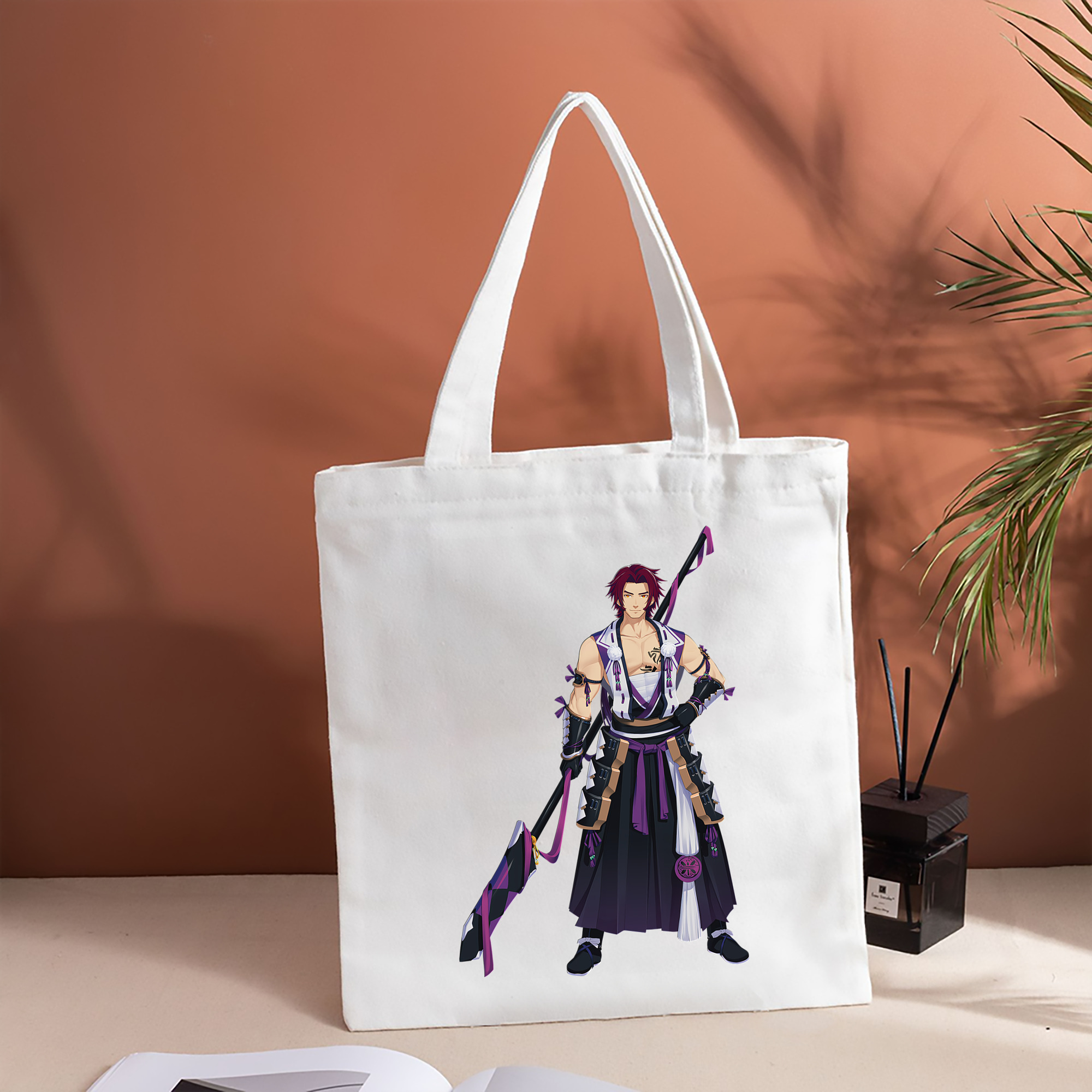 刀剣乱舞 Touken Ranbu 縦型キャンバス生地手提げバッグ　トートバッグ
