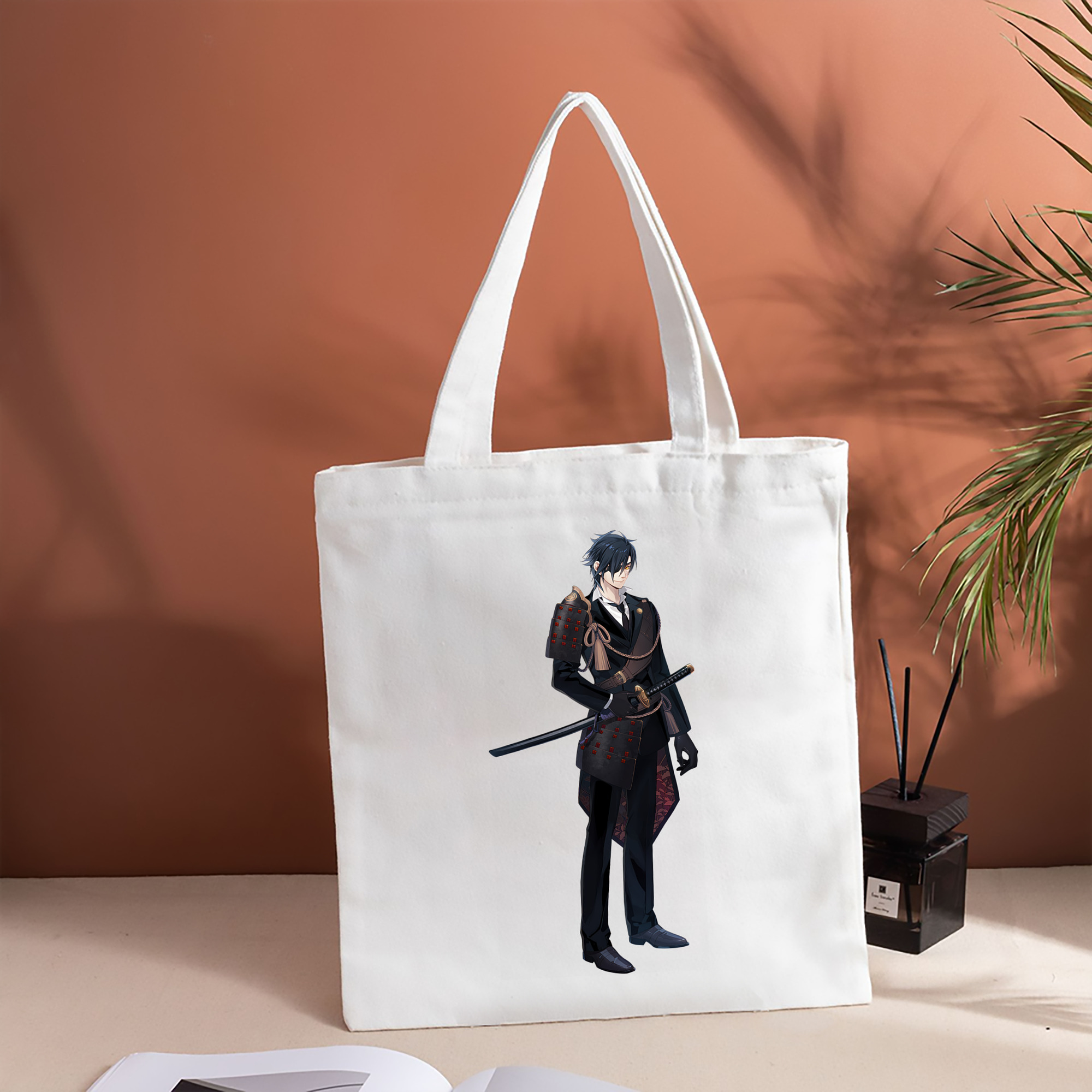 刀剣乱舞 Touken Ranbu 縦型キャンバス生地手提げバッグ　トートバッグ