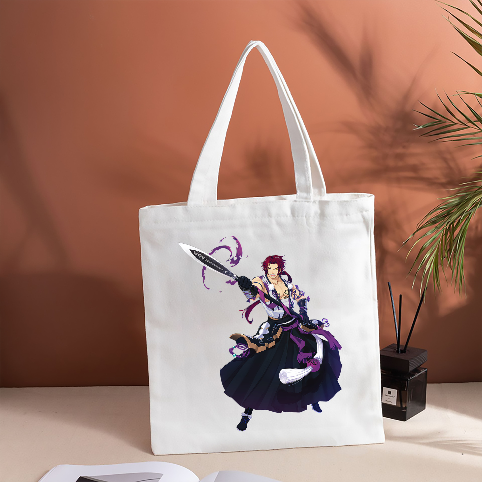 刀剣乱舞 Touken Ranbu 縦型キャンバス生地手提げバッグ　トートバッグ