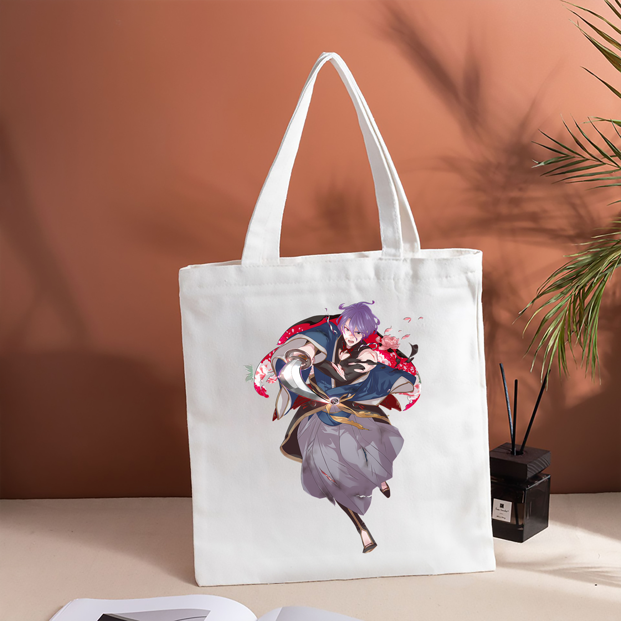刀剣乱舞 Touken Ranbu 縦型キャンバス生地手提げバッグ　トートバッグ