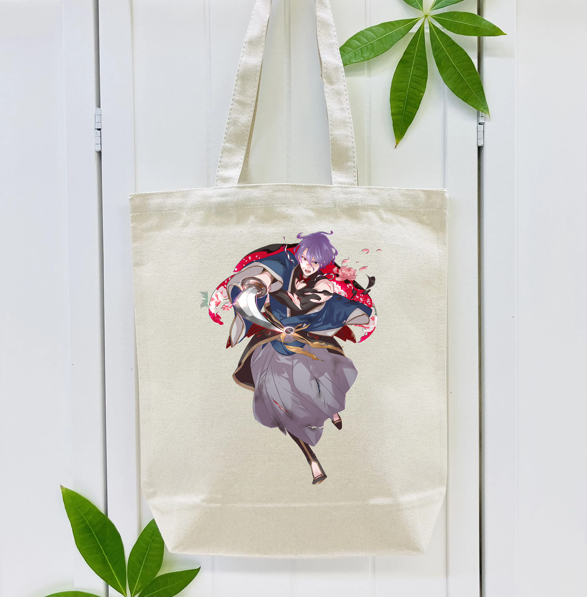 刀剣乱舞 Touken Ranbu 縦型キャンバス生地手提げバッグ　トートバッグ