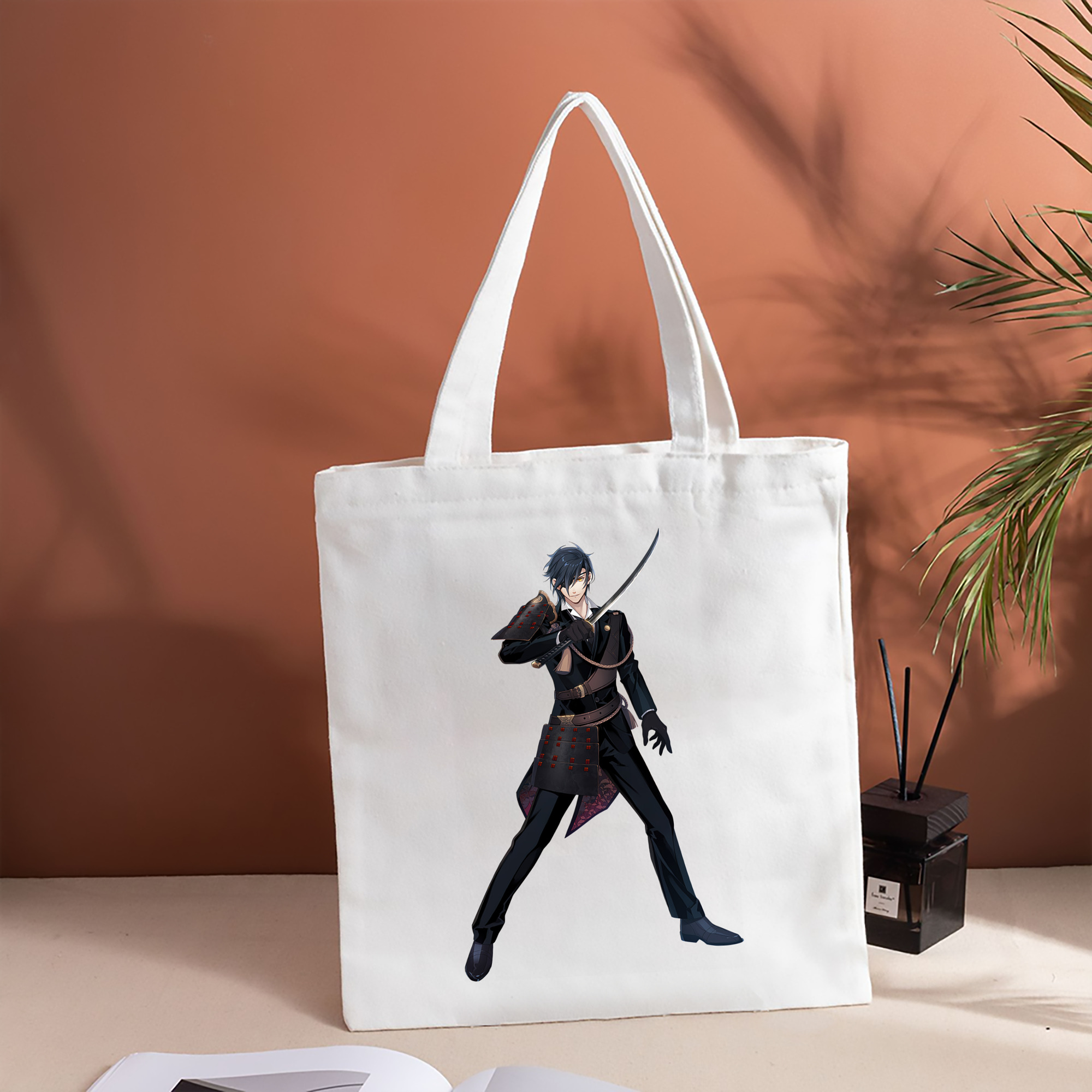 刀剣乱舞 Touken Ranbu 縦型キャンバス生地手提げバッグ　トートバッグ