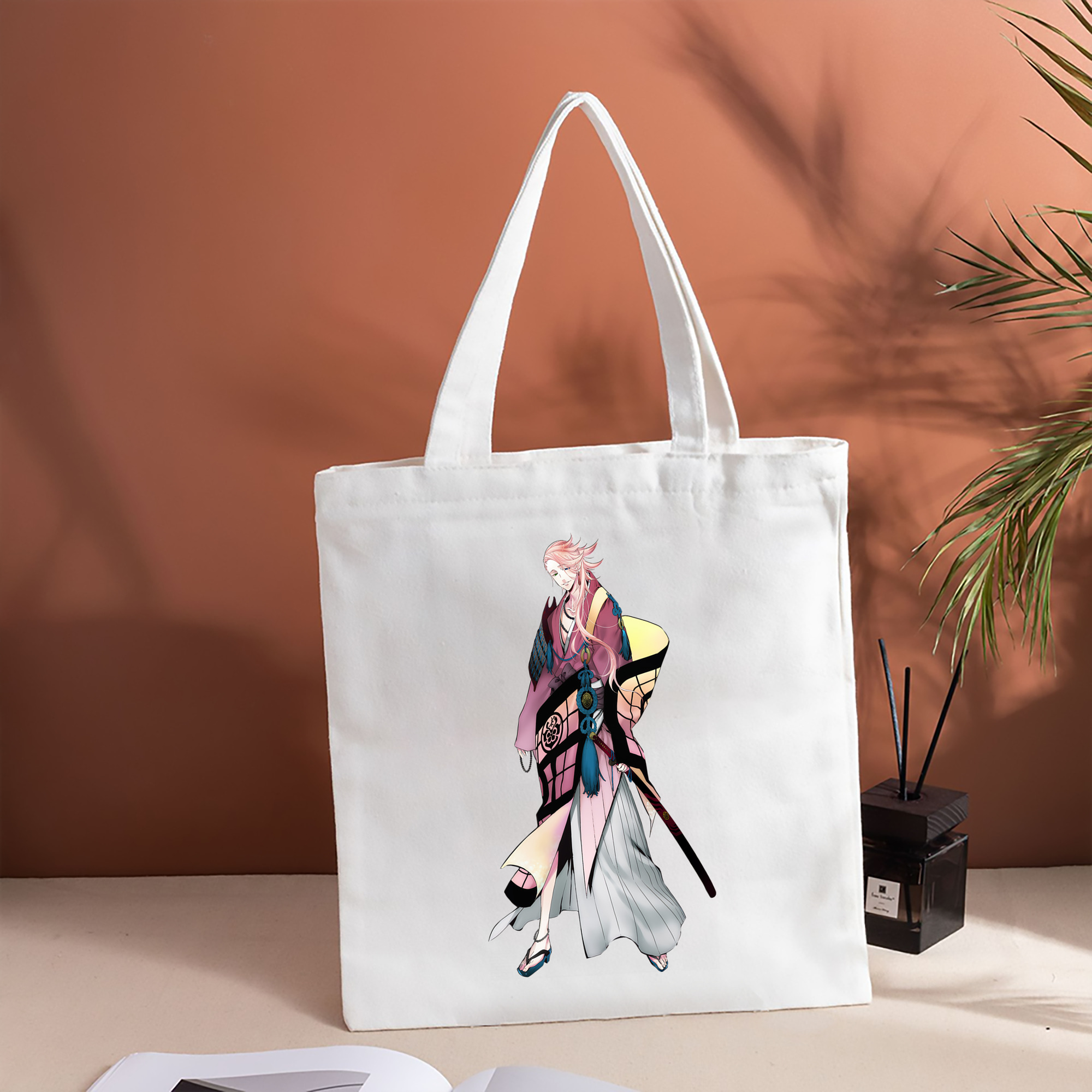 刀剣乱舞 Touken Ranbu 縦型キャンバス生地手提げバッグ　トートバッグ