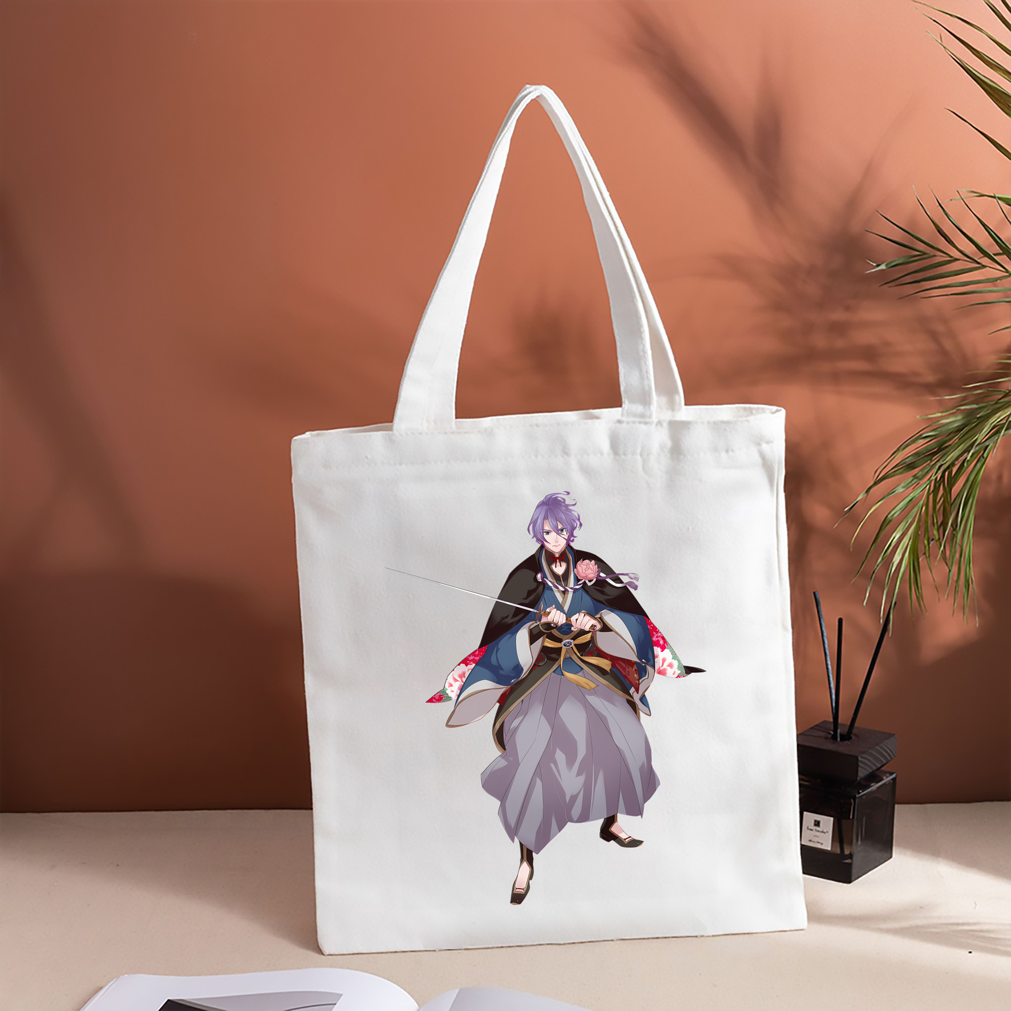 刀剣乱舞 Touken Ranbu 縦型キャンバス生地手提げバッグ　トートバッグ