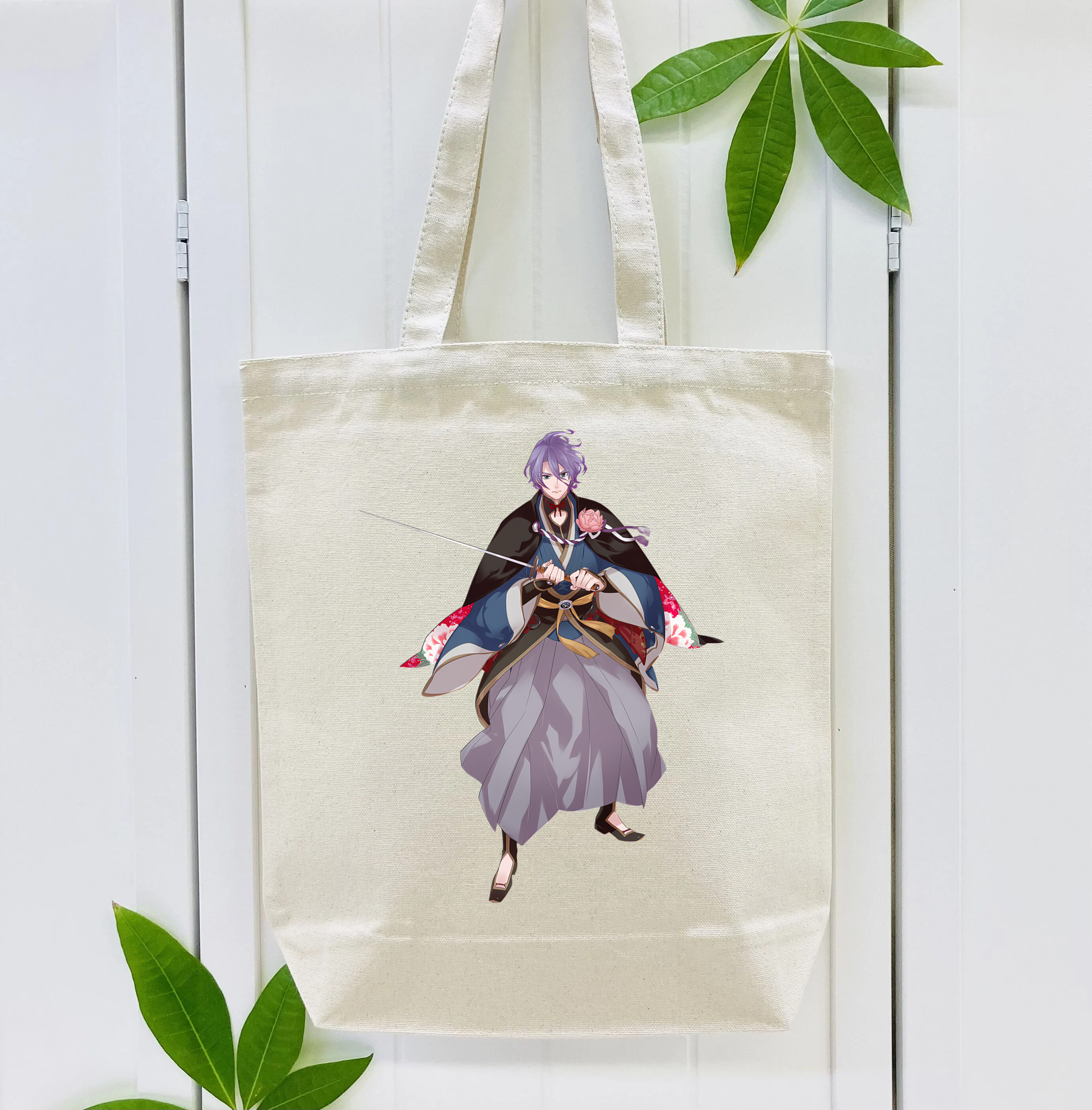 刀剣乱舞 Touken Ranbu 縦型キャンバス生地手提げバッグ　トートバッグ