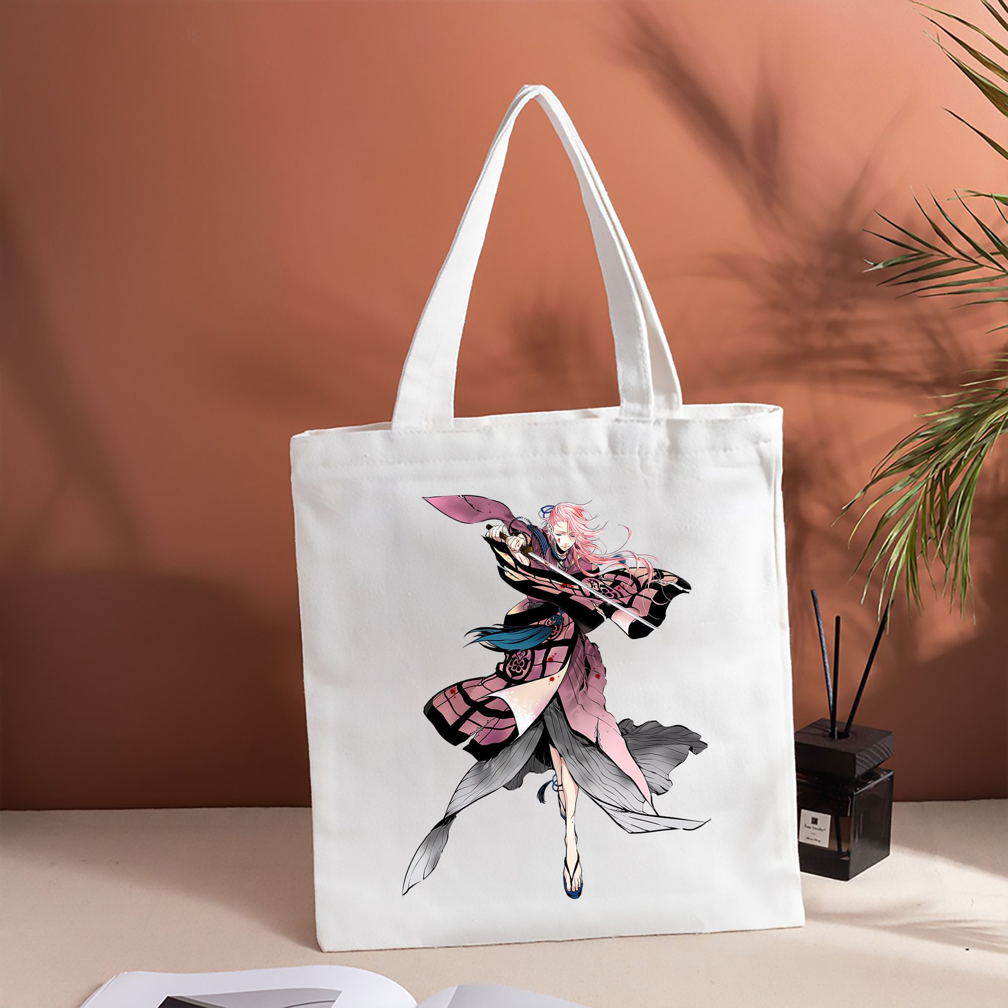 刀剣乱舞 Touken Ranbu 縦型キャンバス生地手提げバッグ　トートバッグ