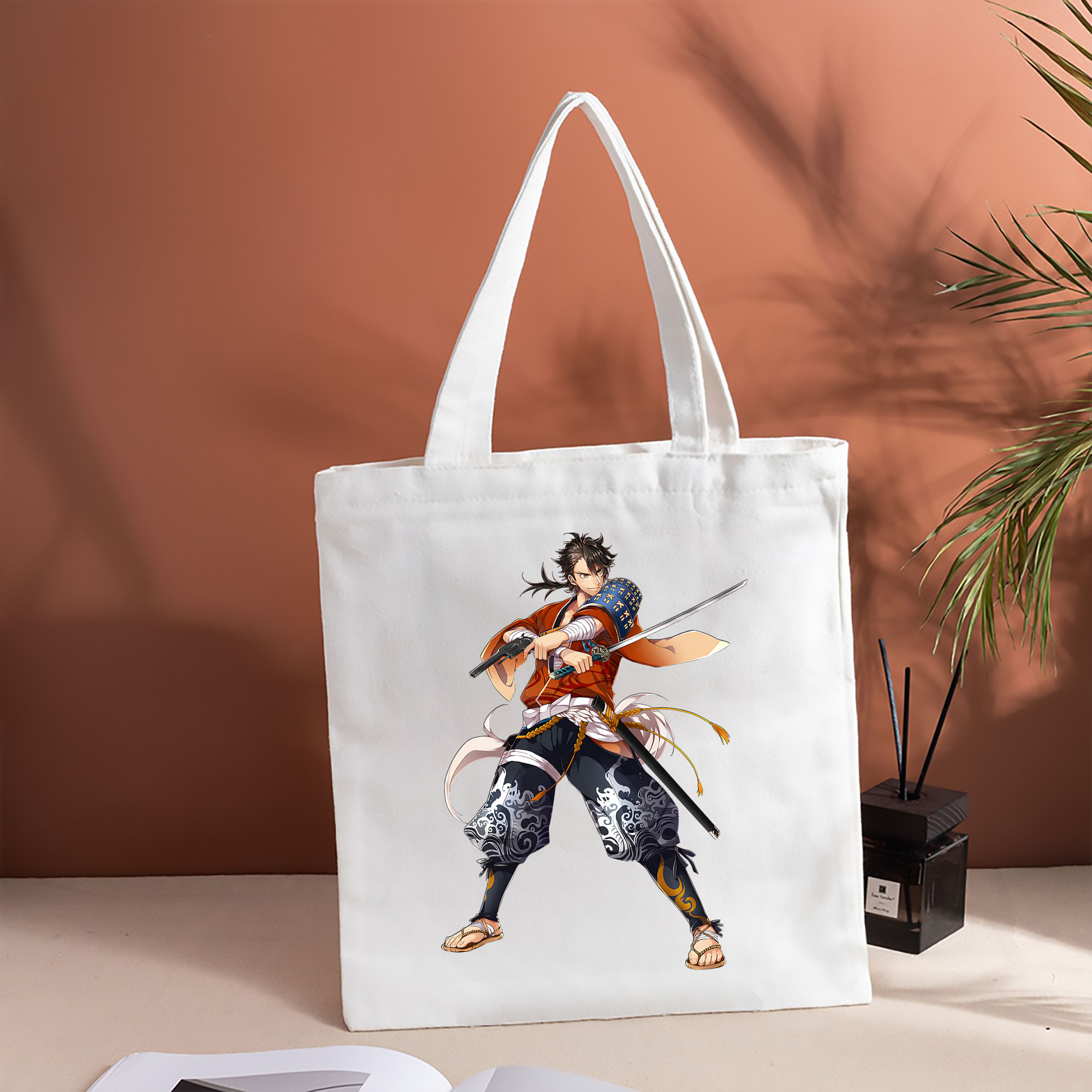 刀剣乱舞 Touken Ranbu 縦型キャンバス生地手提げバッグ　トートバッグ