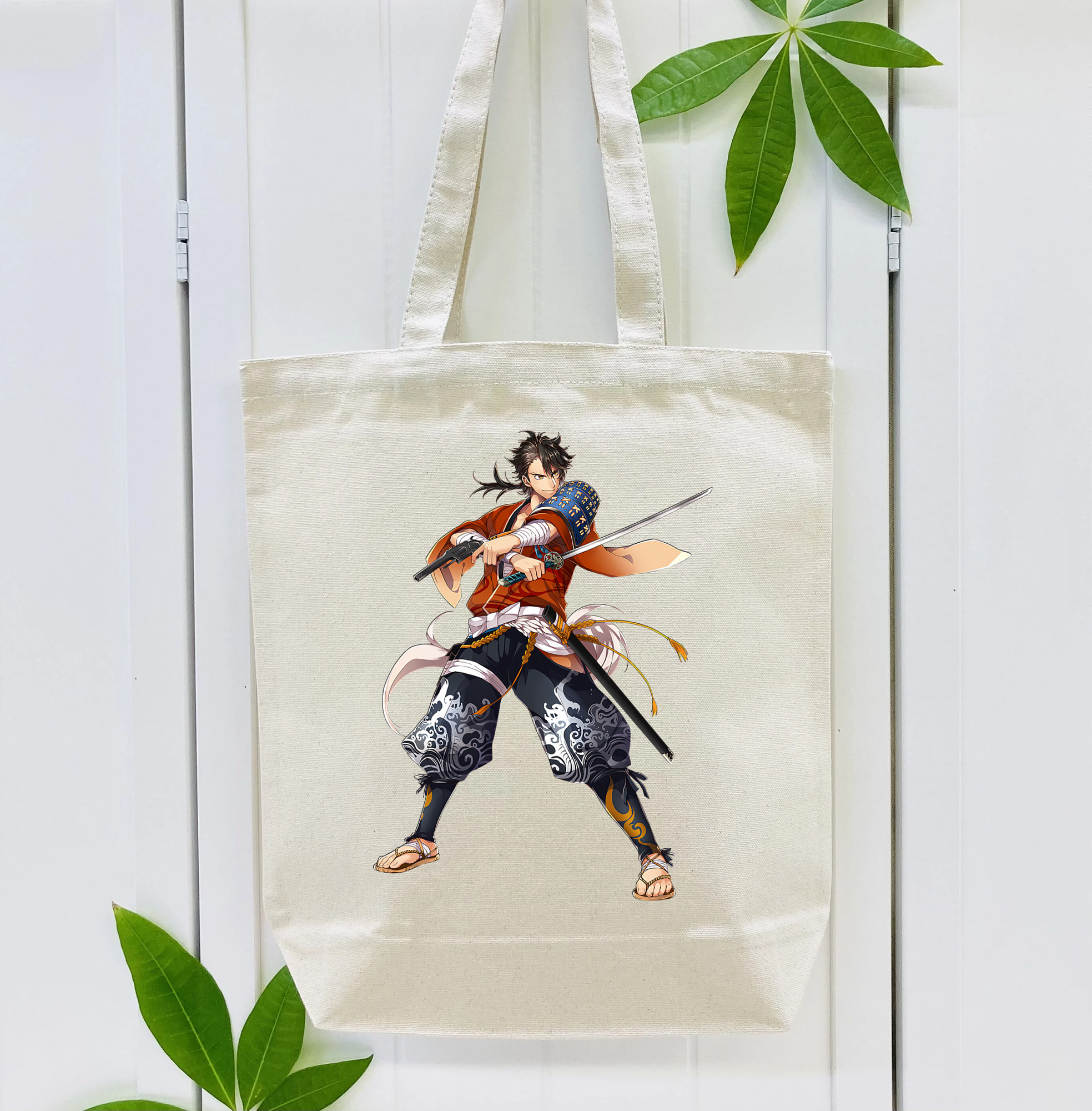 刀剣乱舞 Touken Ranbu 縦型キャンバス生地手提げバッグ　トートバッグ