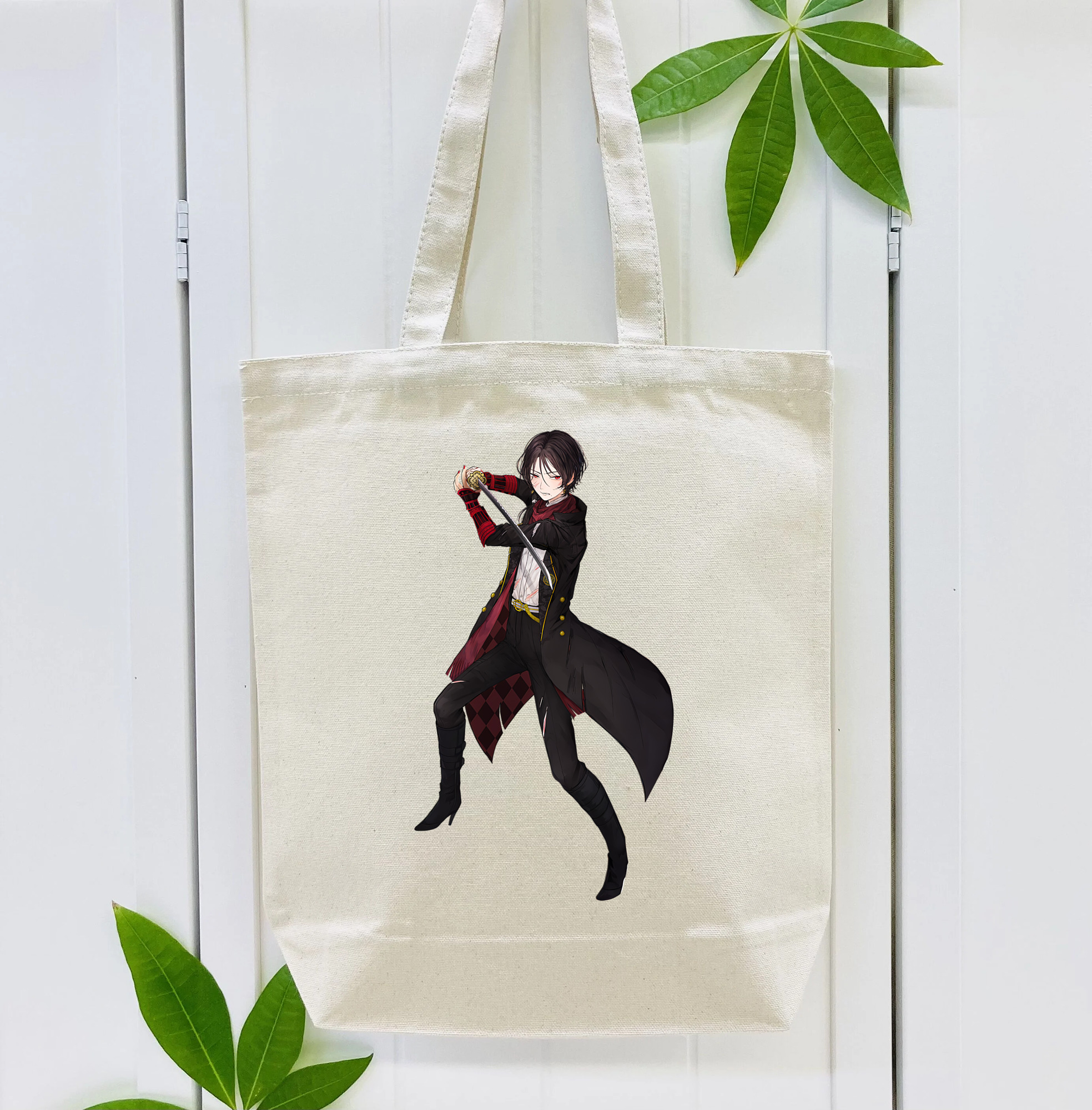 刀剣乱舞 Touken Ranbu 縦型キャンバス生地手提げバッグ　トートバッグ