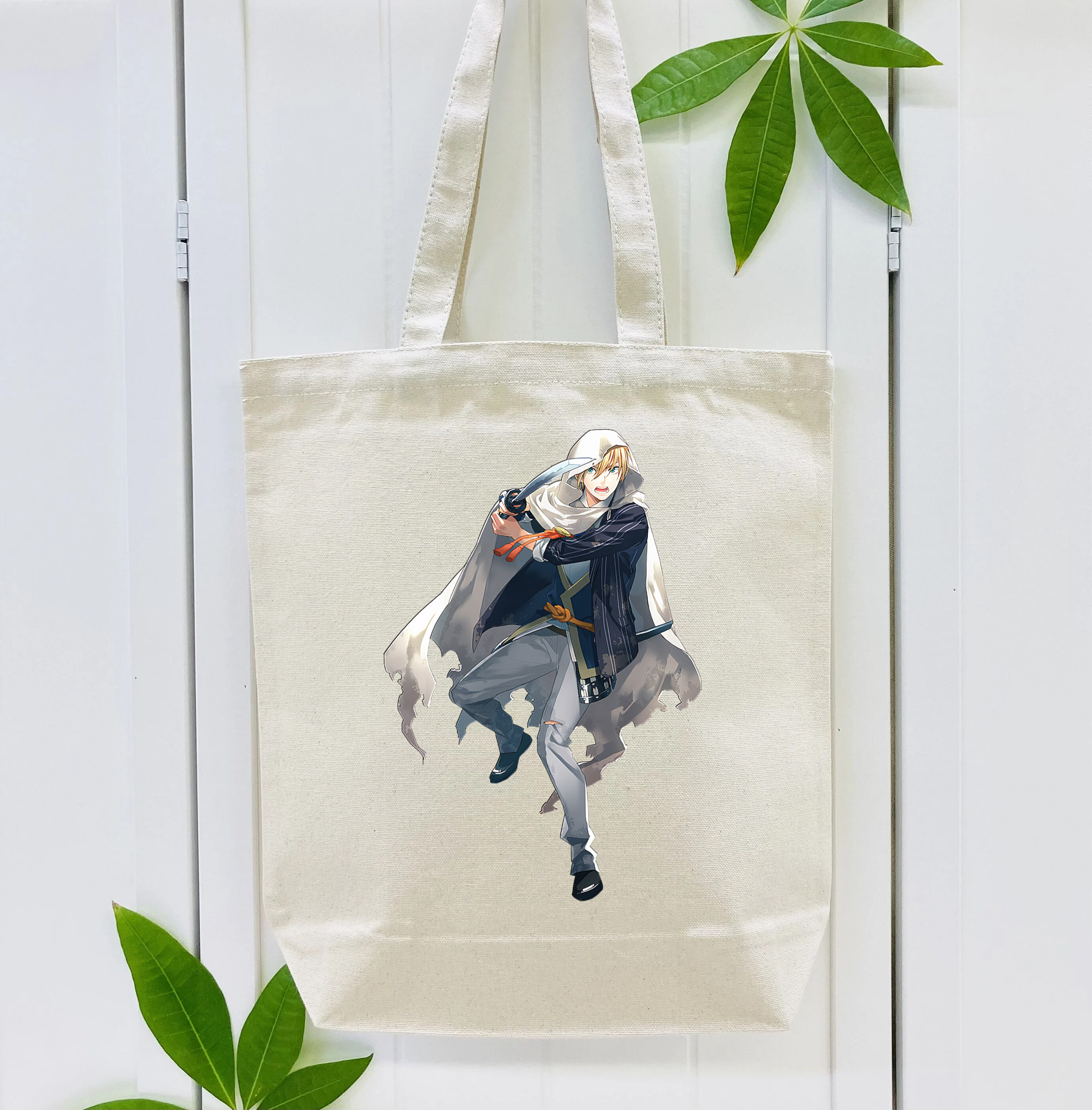 刀剣乱舞 Touken Ranbu 縦型キャンバス生地手提げバッグ　トートバッグ