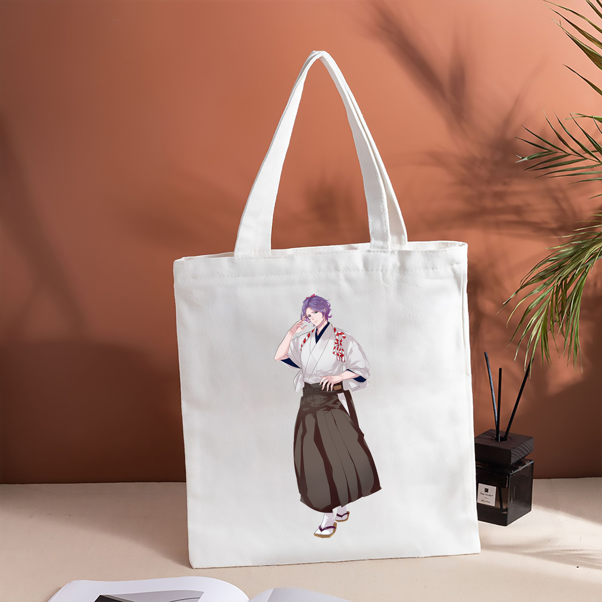 刀剣乱舞 Touken Ranbu 縦型キャンバス生地手提げバッグ　トートバッグ
