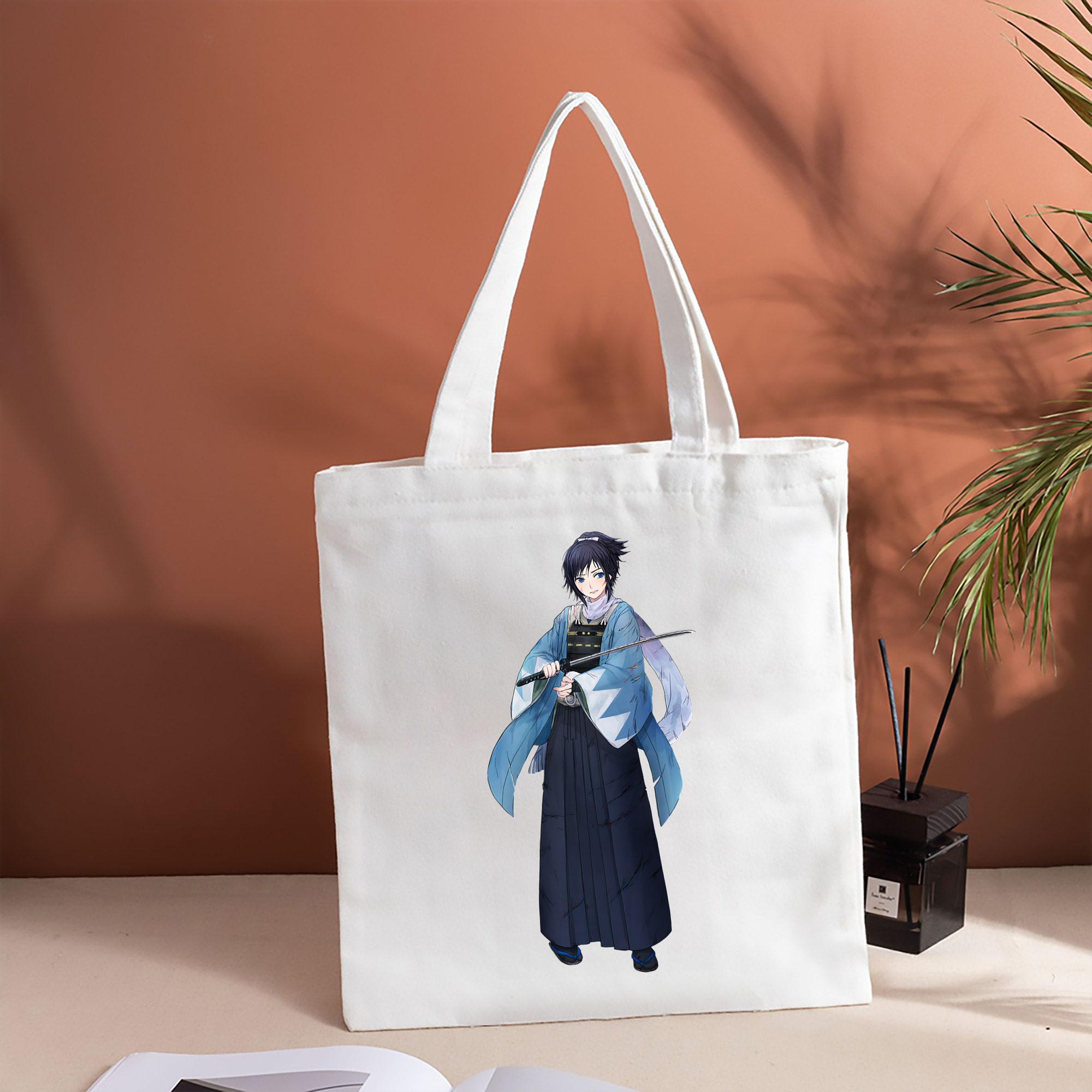 刀剣乱舞 Touken Ranbu 縦型キャンバス生地手提げバッグ　トートバッグ