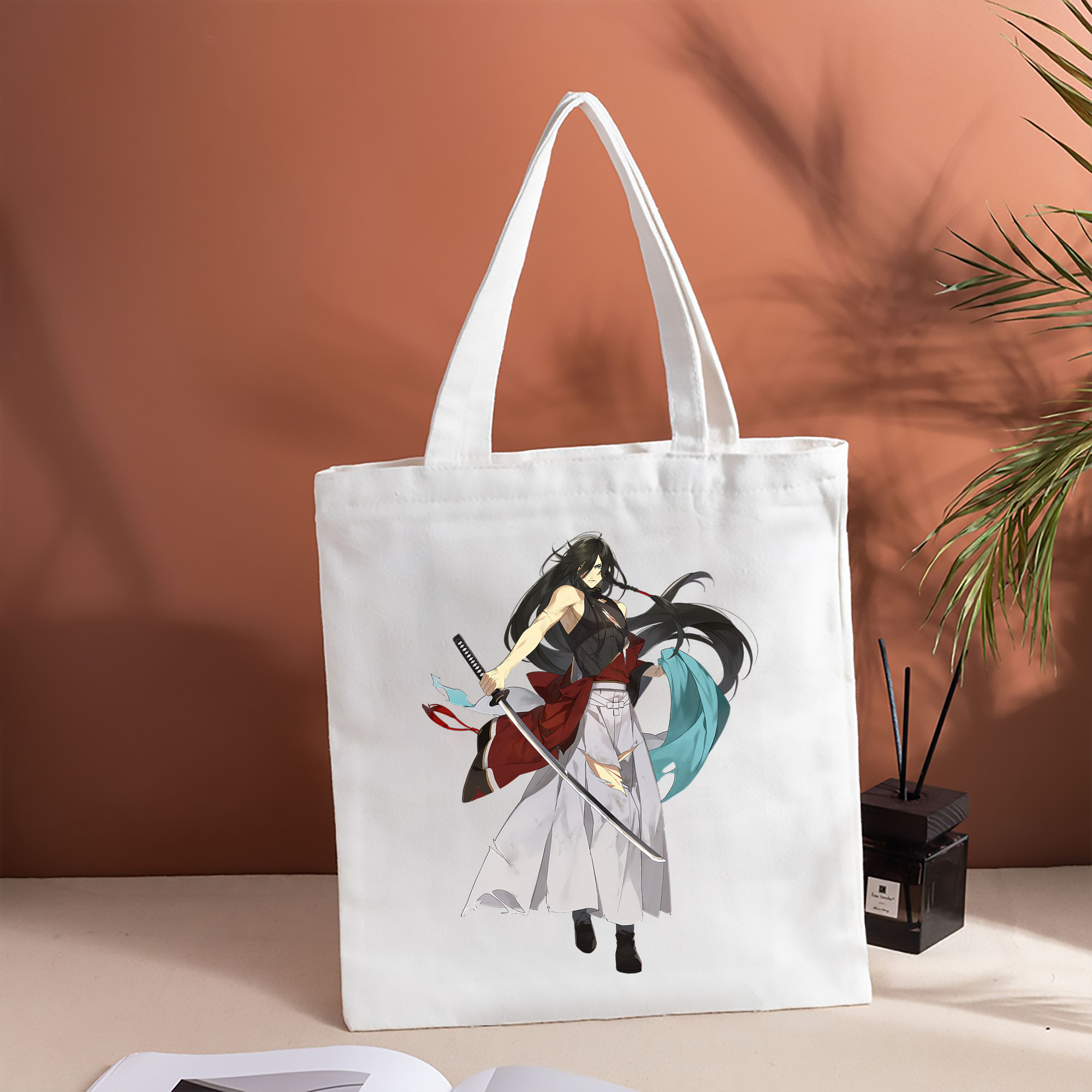 刀剣乱舞 Touken Ranbu 縦型キャンバス生地手提げバッグ　トートバッグ