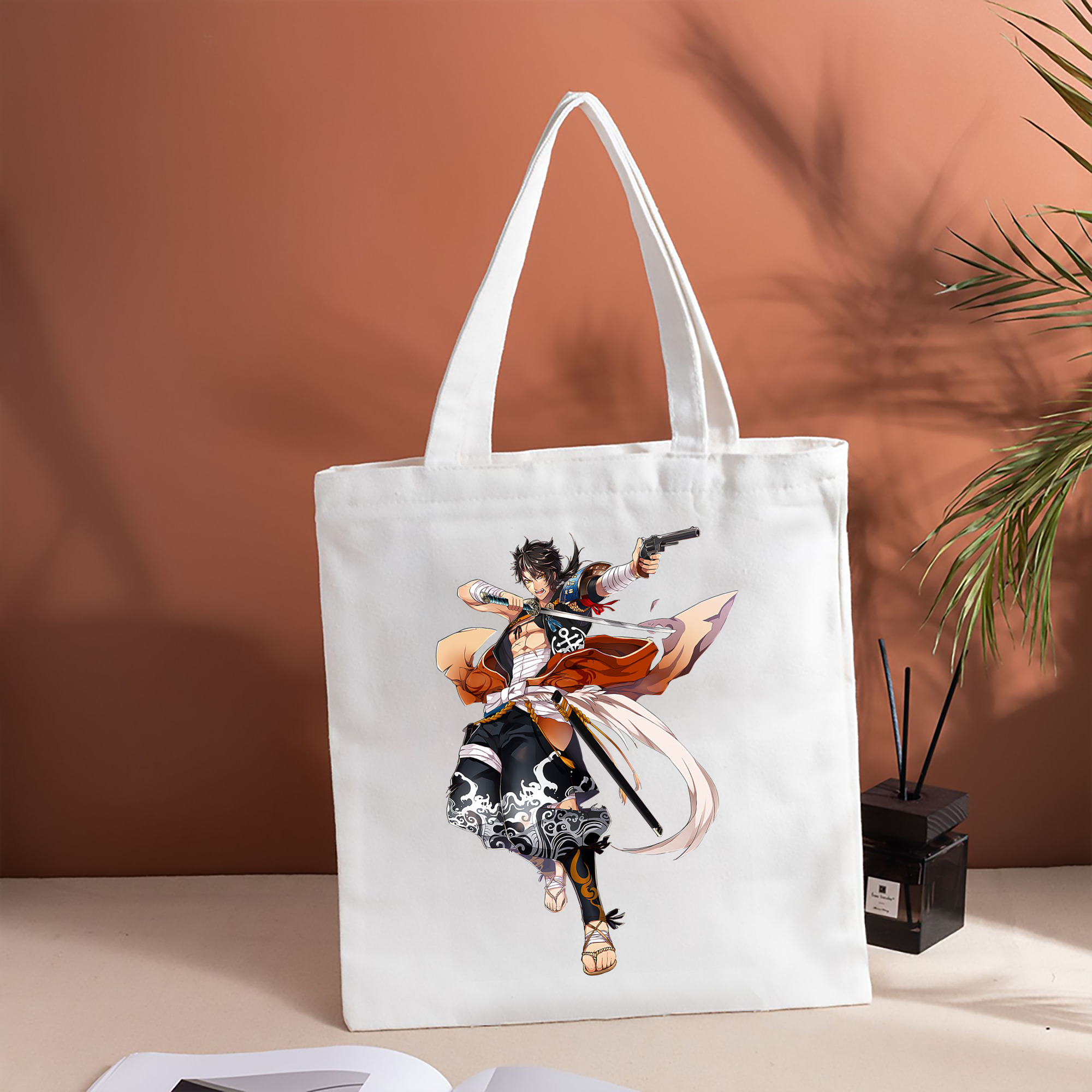 刀剣乱舞 Touken Ranbu 縦型キャンバス生地手提げバッグ　トートバッグ