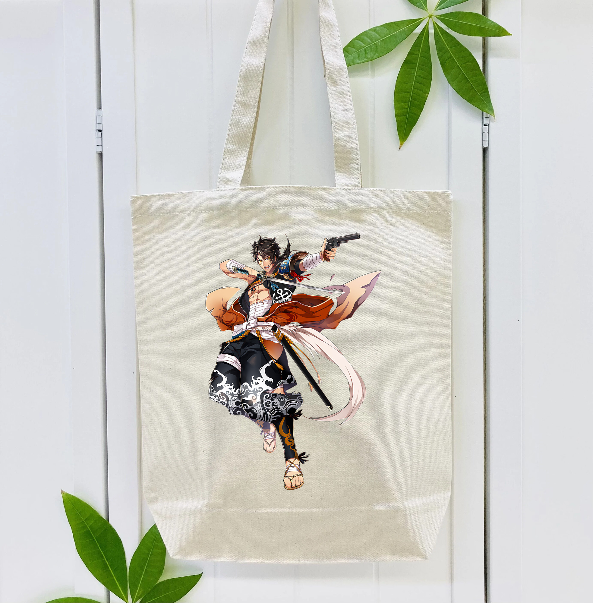 刀剣乱舞 Touken Ranbu 縦型キャンバス生地手提げバッグ　トートバッグ