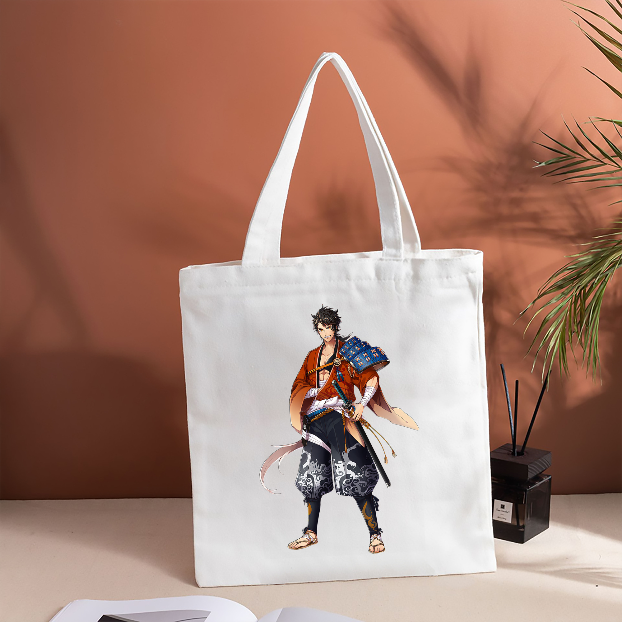 刀剣乱舞 Touken Ranbu 縦型キャンバス生地手提げバッグ　トートバッグ