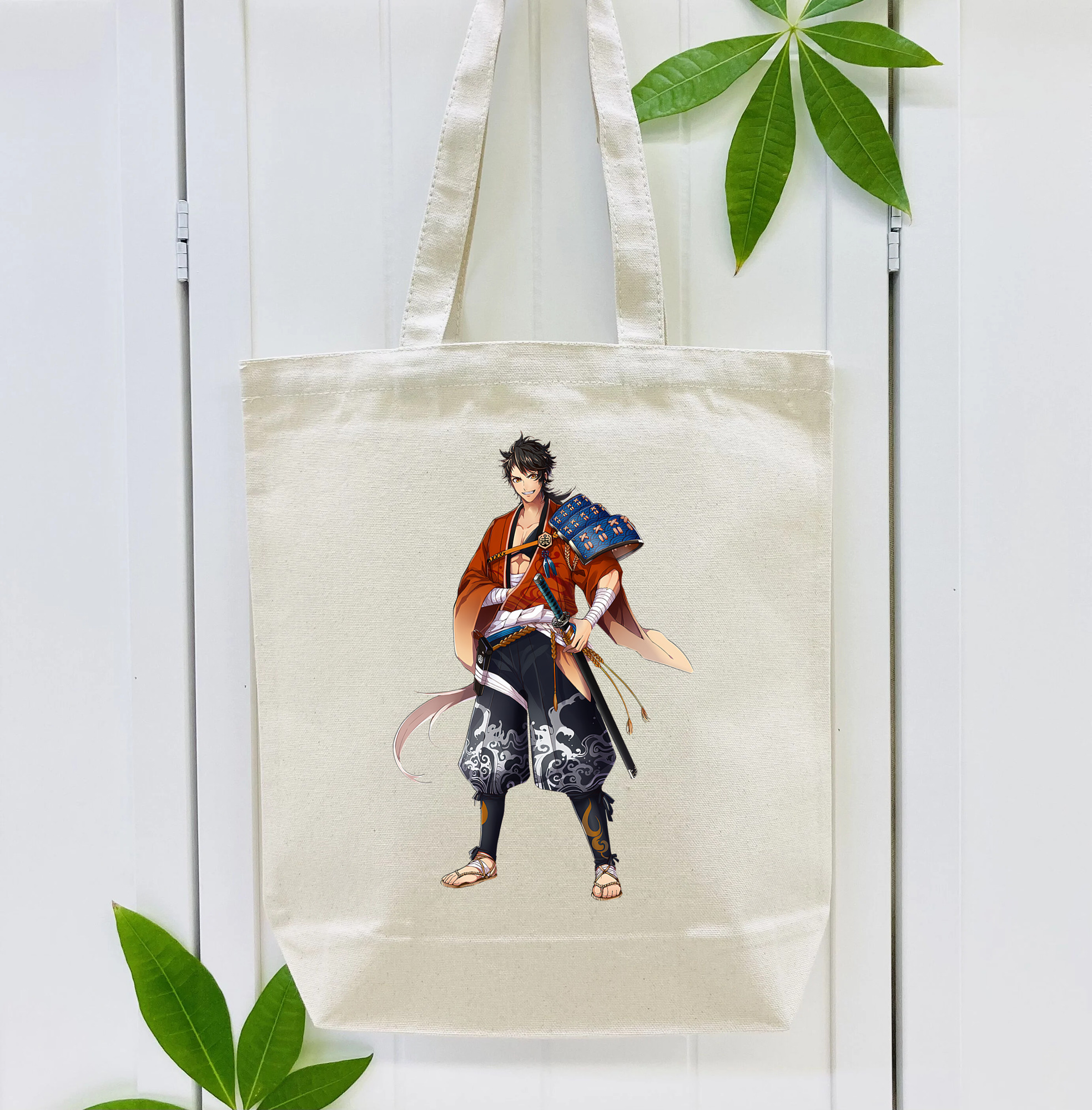 刀剣乱舞 Touken Ranbu 縦型キャンバス生地手提げバッグ　トートバッグ