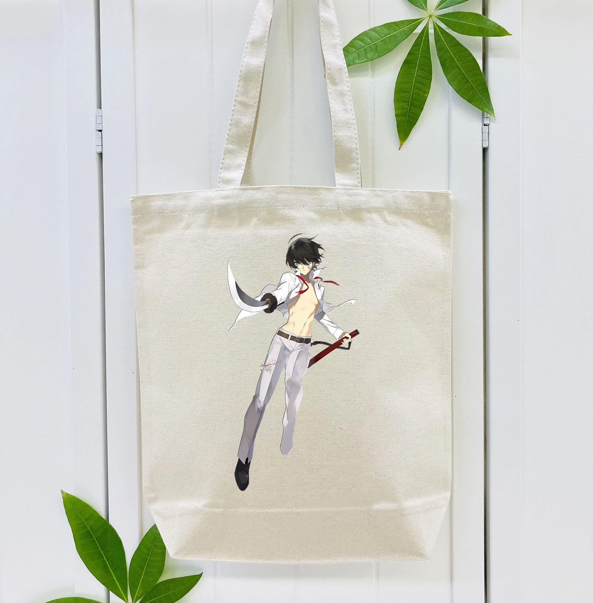 刀剣乱舞 Touken Ranbu 縦型キャンバス生地手提げバッグ　トートバッグ