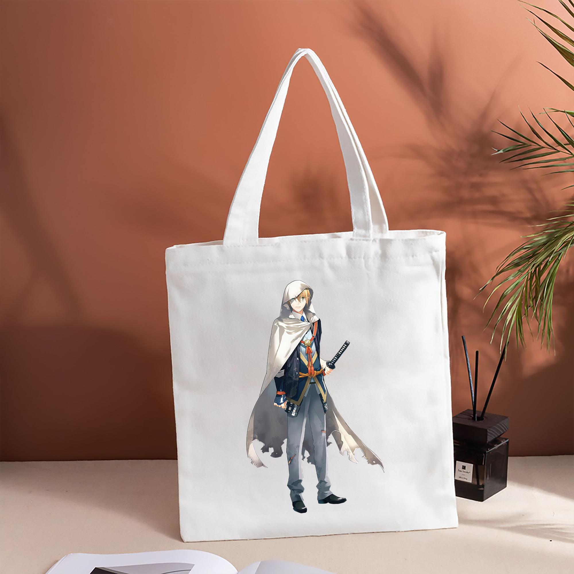 刀剣乱舞 Touken Ranbu 縦型キャンバス生地手提げバッグ　トートバッグ