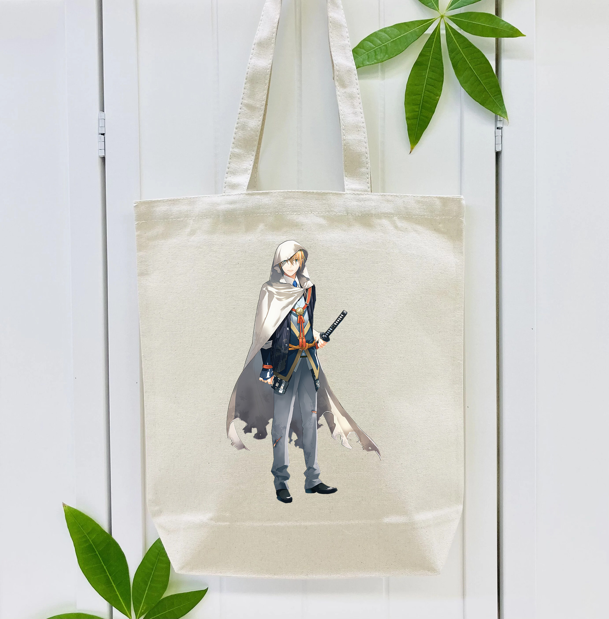 刀剣乱舞 Touken Ranbu 縦型キャンバス生地手提げバッグ　トートバッグ