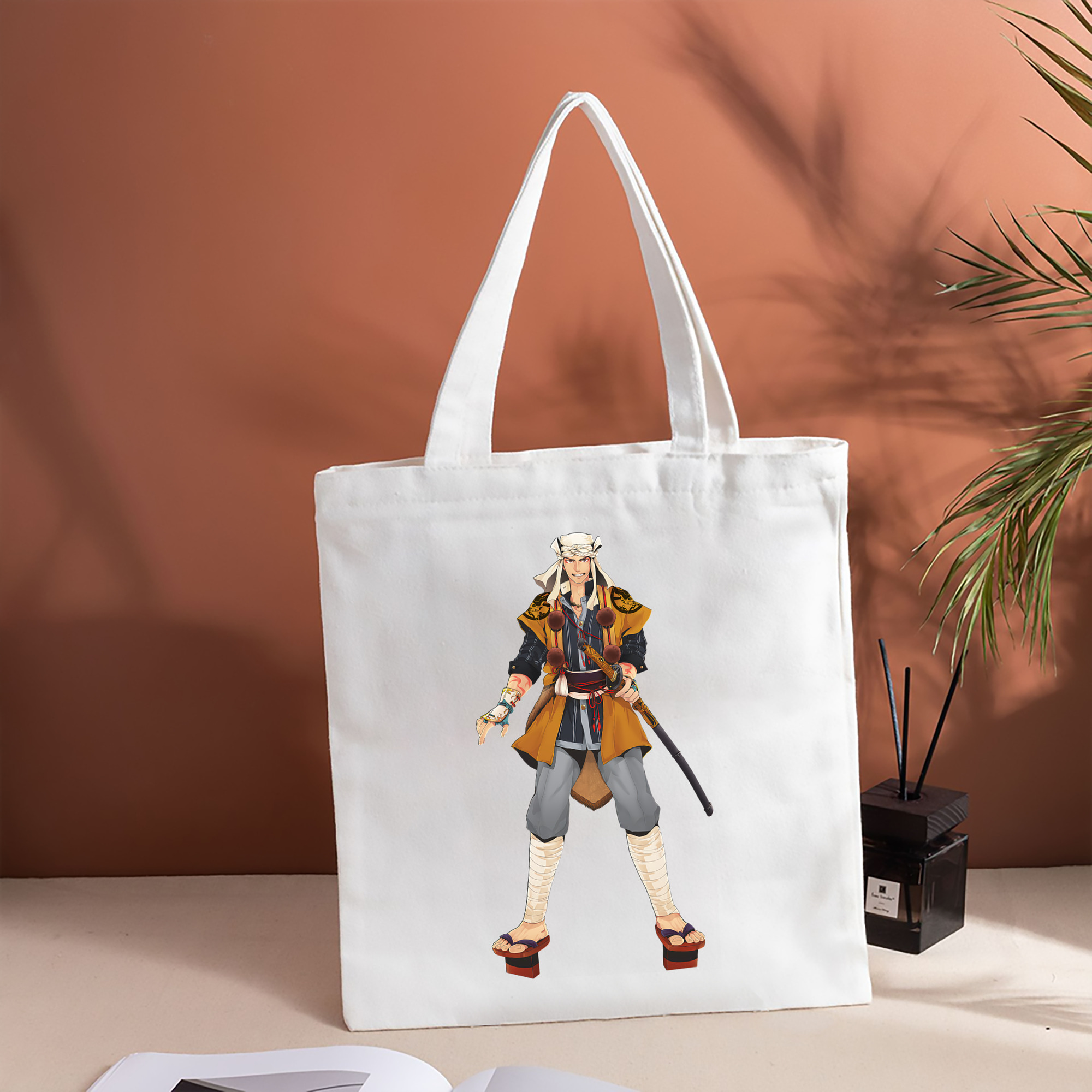 刀剣乱舞 Touken Ranbu 縦型キャンバス生地手提げバッグ　トートバッグ