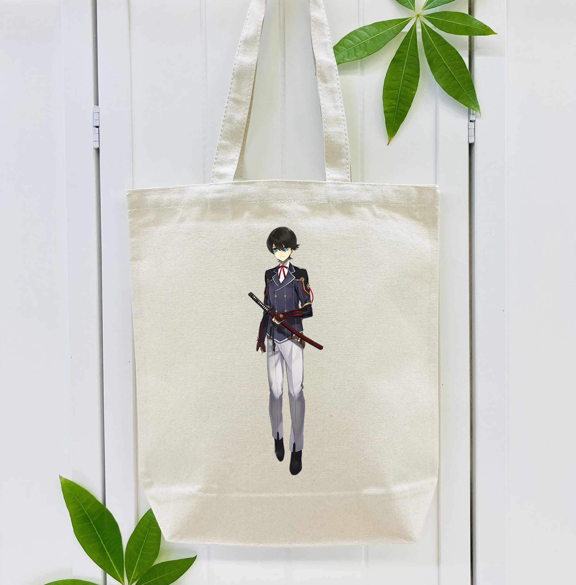 刀剣乱舞 Touken Ranbu 縦型キャンバス生地手提げバッグ　トートバッグ