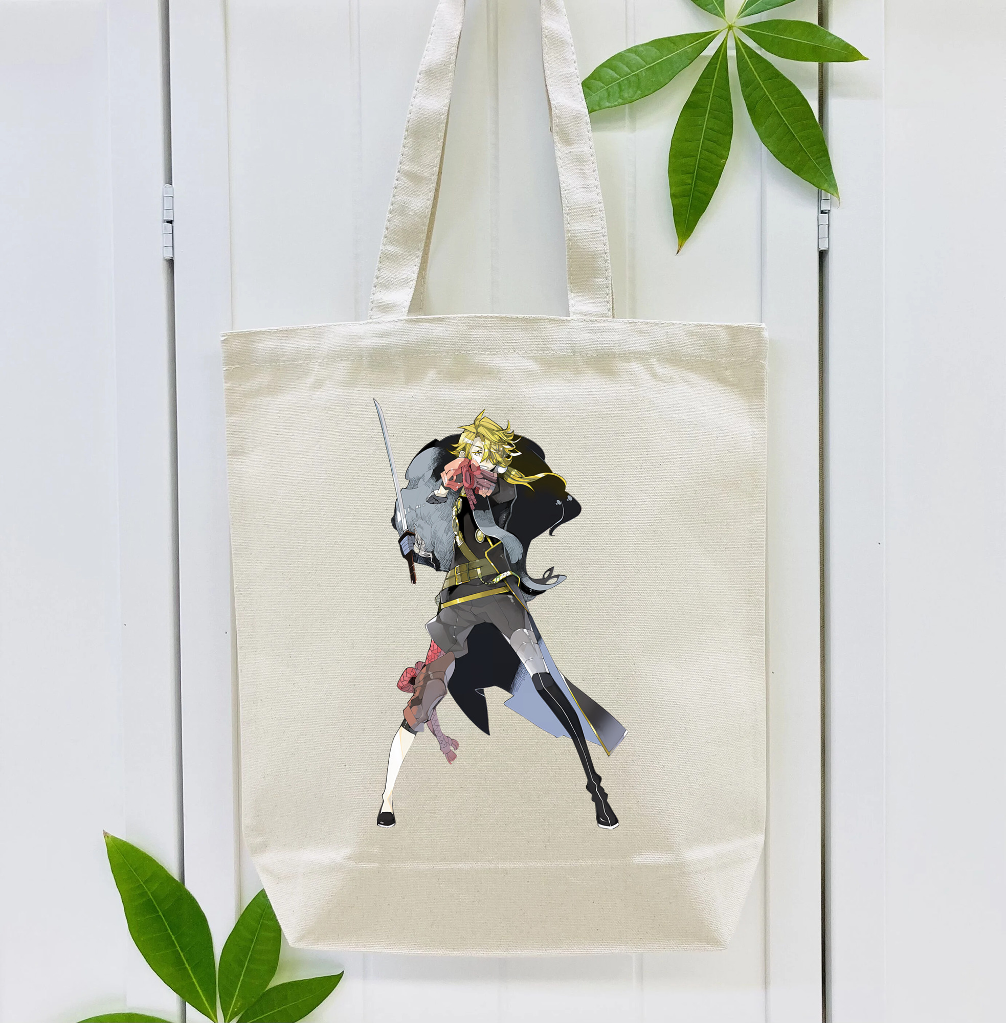 刀剣乱舞 Touken Ranbu 縦型キャンバス生地手提げバッグ　トートバッグ