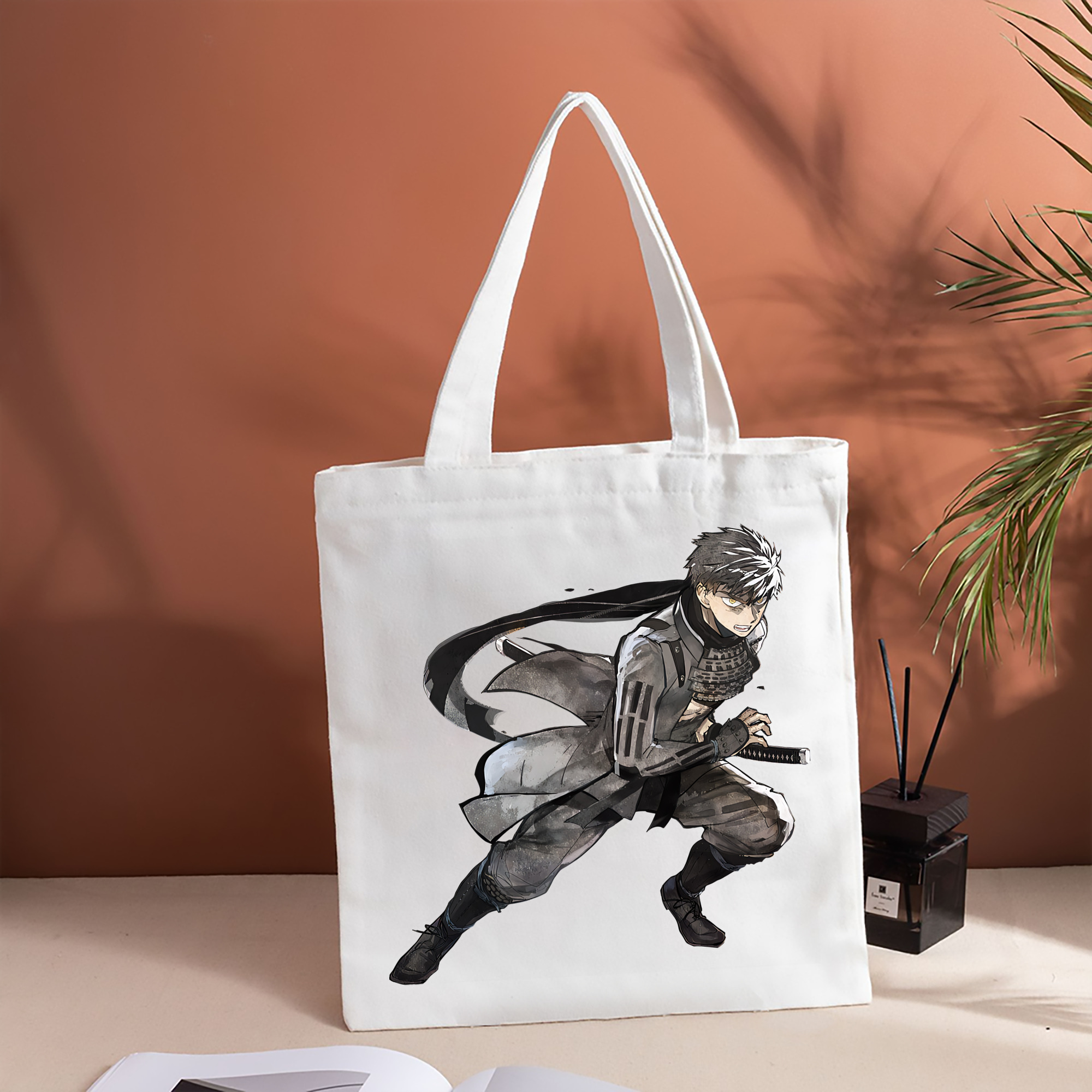 刀剣乱舞 Touken Ranbu 縦型キャンバス生地手提げバッグ　トートバッグ