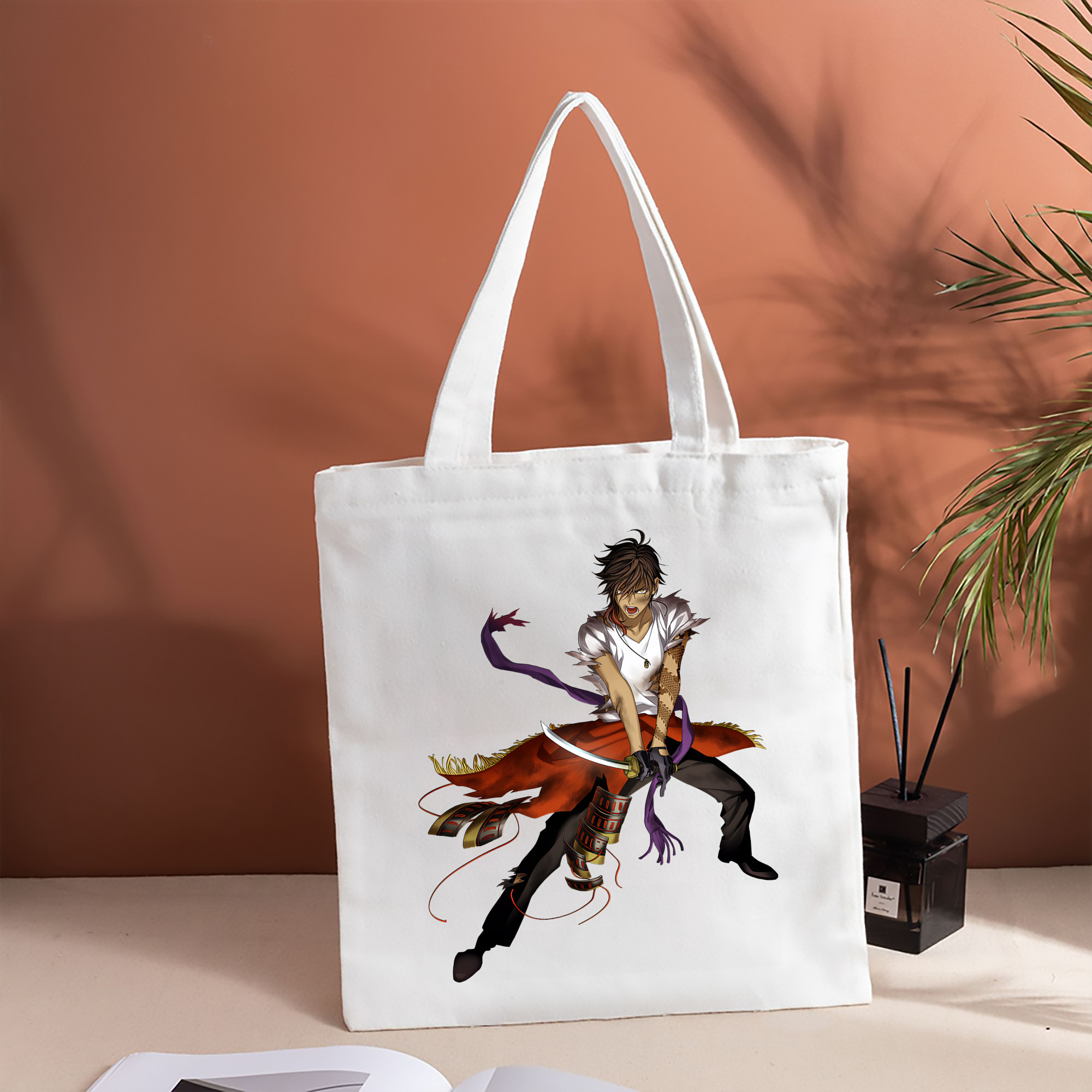 刀剣乱舞 Touken Ranbu 縦型キャンバス生地手提げバッグ　トートバッグ