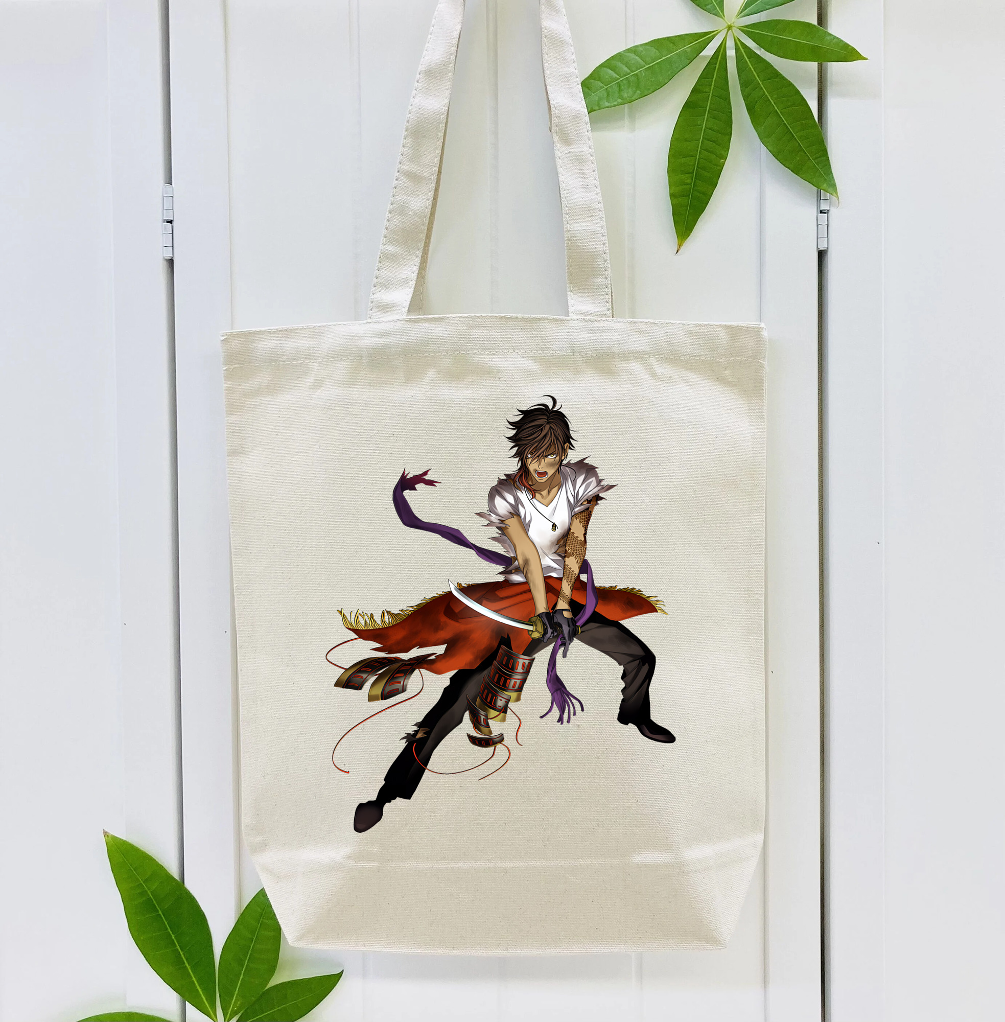刀剣乱舞 Touken Ranbu 縦型キャンバス生地手提げバッグ　トートバッグ