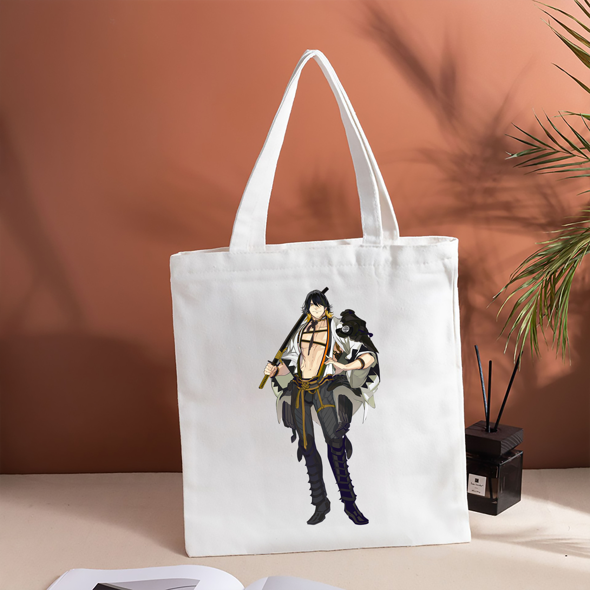 刀剣乱舞 Touken Ranbu 縦型キャンバス生地手提げバッグ　トートバッグ