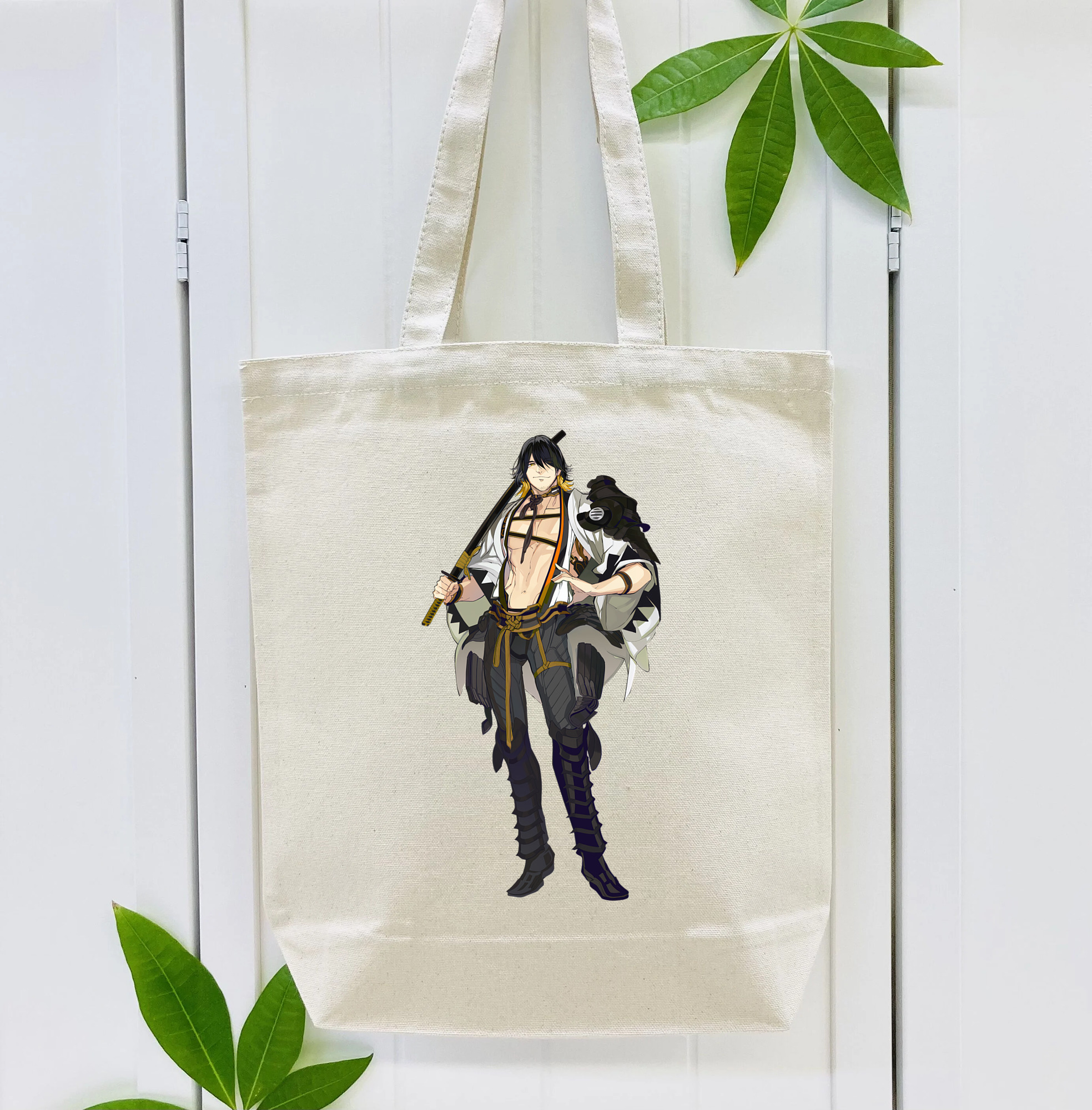刀剣乱舞 Touken Ranbu 縦型キャンバス生地手提げバッグ　トートバッグ