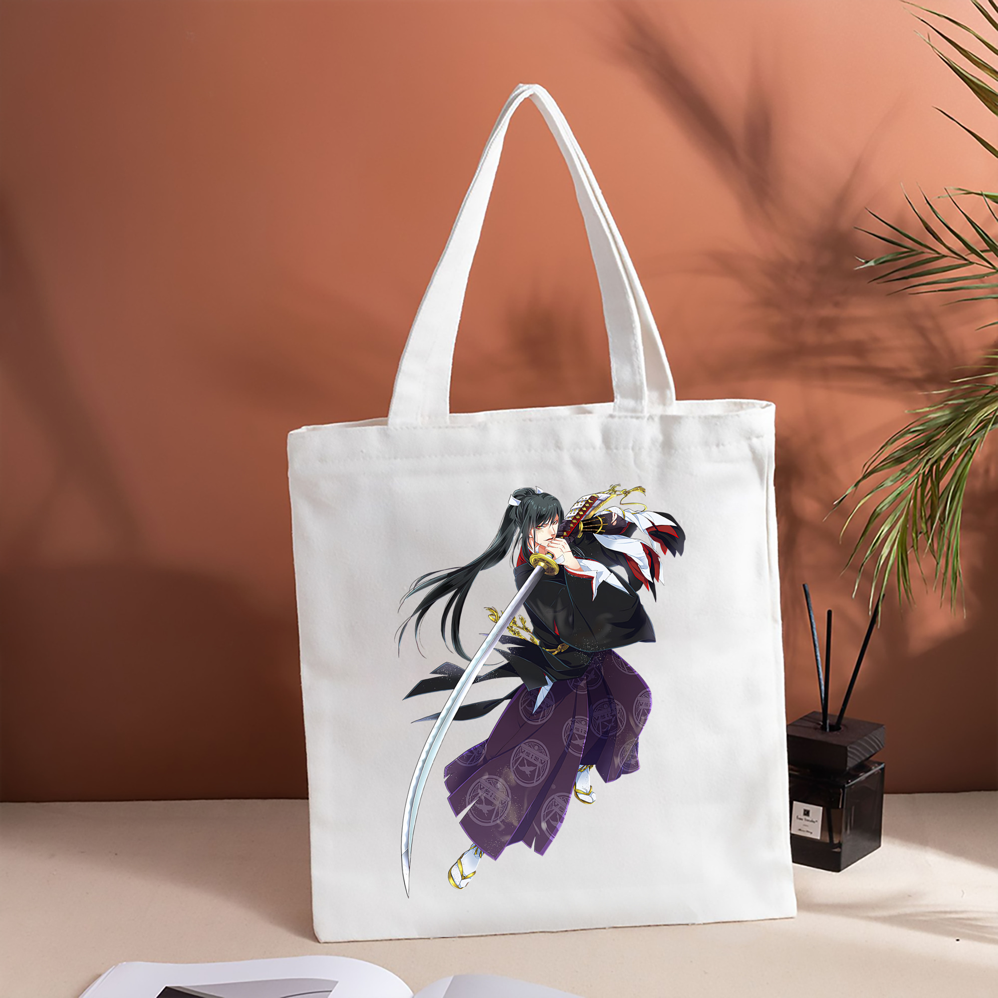 刀剣乱舞 Touken Ranbu 縦型キャンバス生地手提げバッグ　トートバッグ