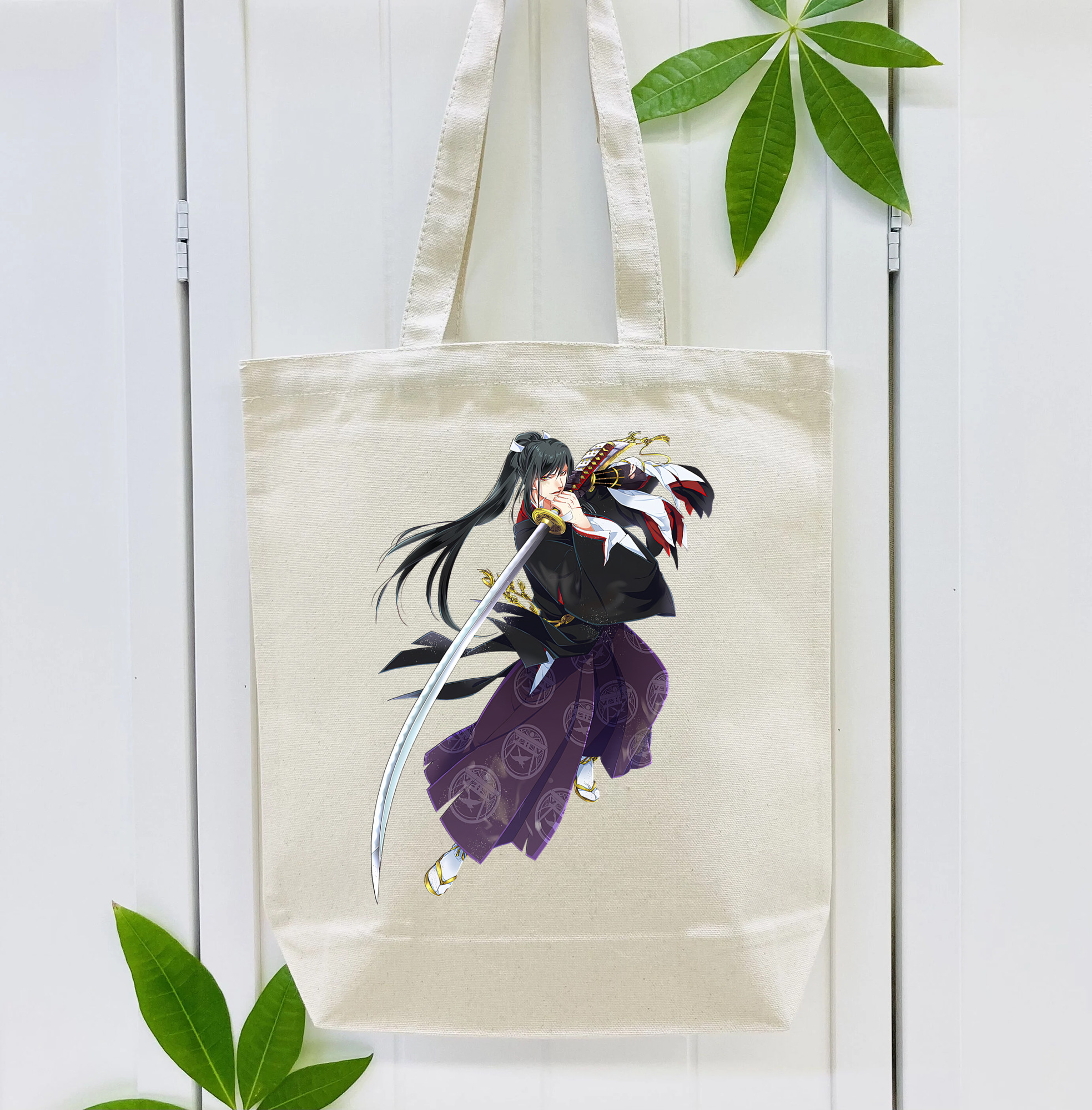 刀剣乱舞 Touken Ranbu 縦型キャンバス生地手提げバッグ　トートバッグ