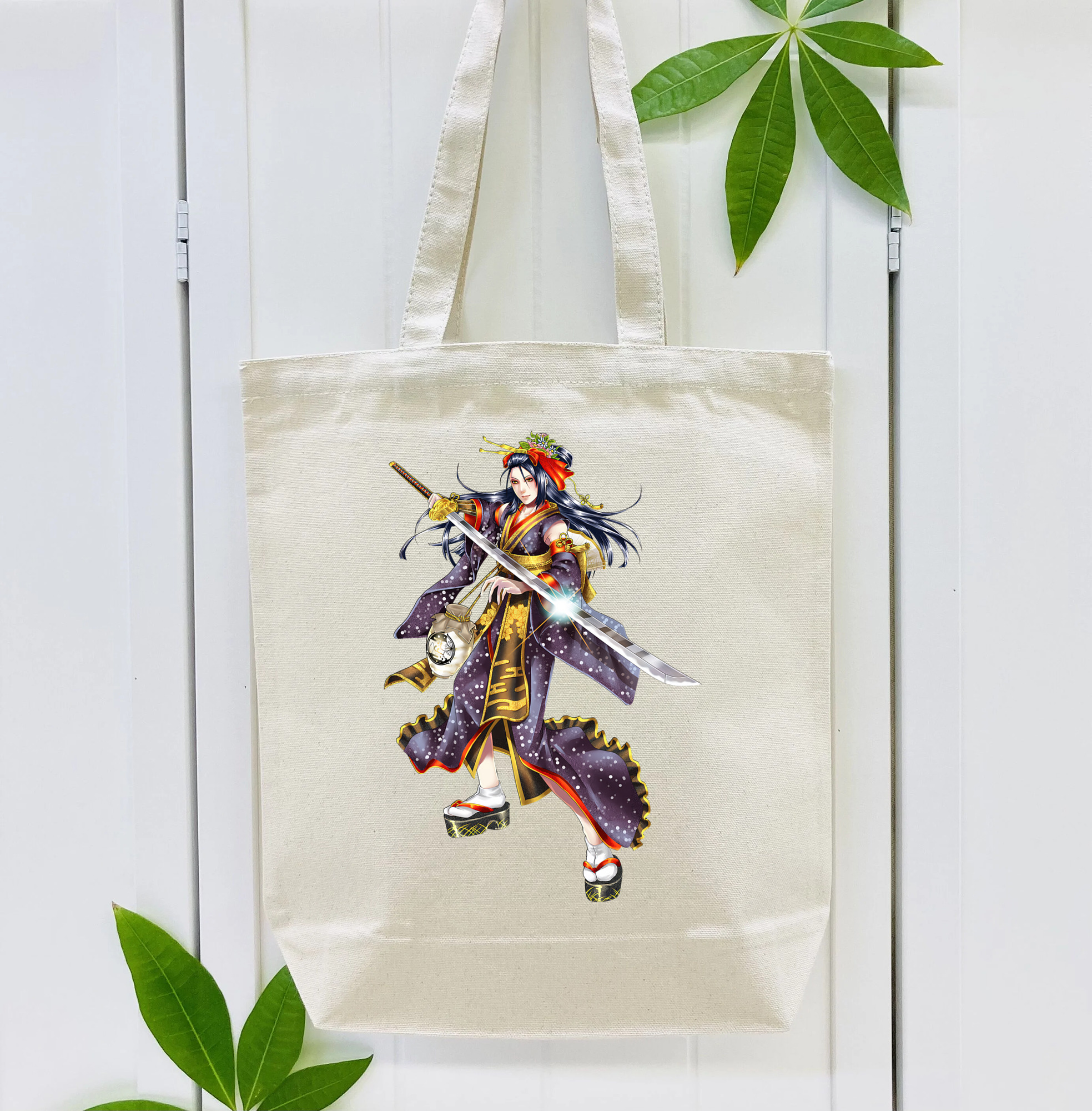 刀剣乱舞 Touken Ranbu 縦型キャンバス生地手提げバッグ　トートバッグ