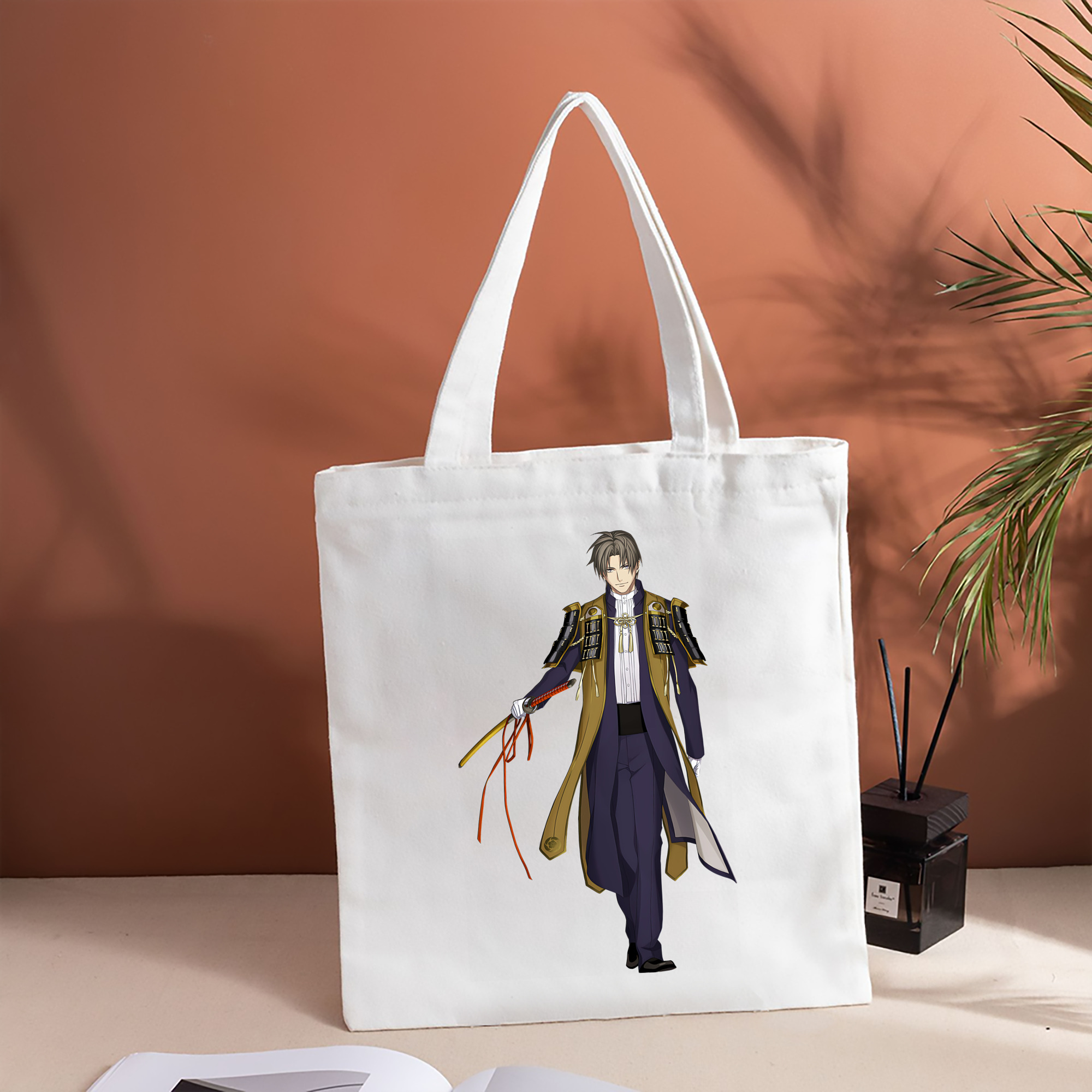 刀剣乱舞 Touken Ranbu 縦型キャンバス生地手提げバッグ　トートバッグ