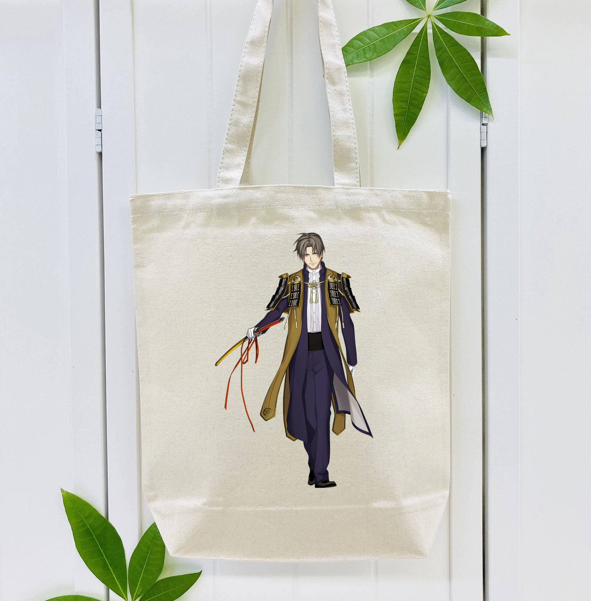 刀剣乱舞 Touken Ranbu 縦型キャンバス生地手提げバッグ　トートバッグ
