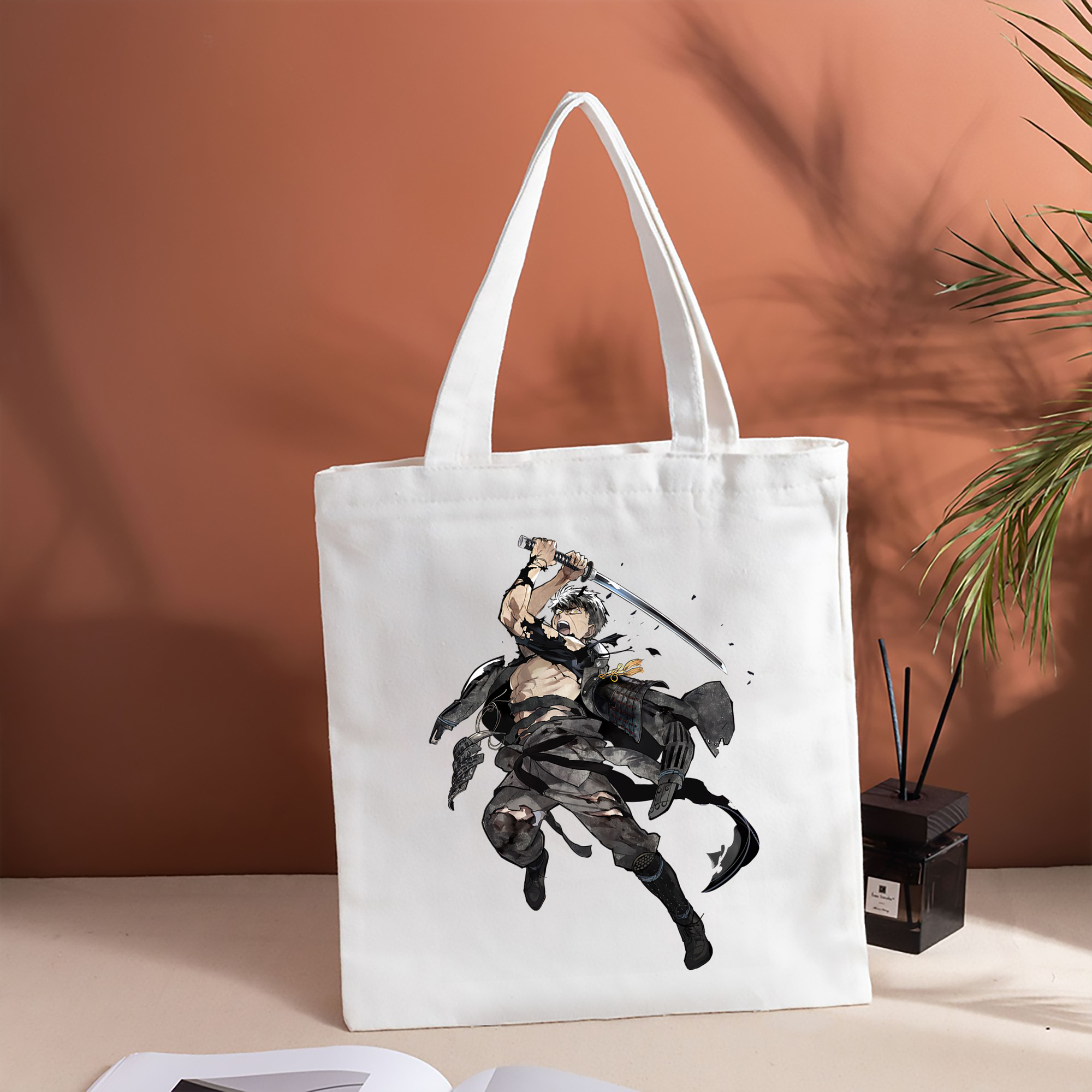 刀剣乱舞 Touken Ranbu 縦型キャンバス生地手提げバッグ　トートバッグ