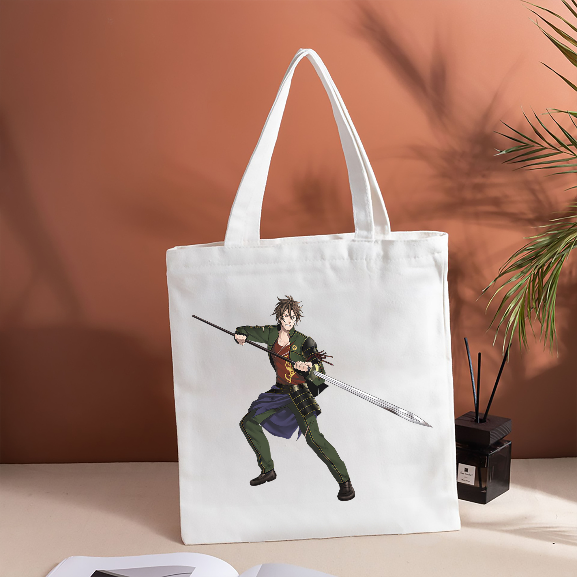 刀剣乱舞 Touken Ranbu 縦型キャンバス生地手提げバッグ　トートバッグ
