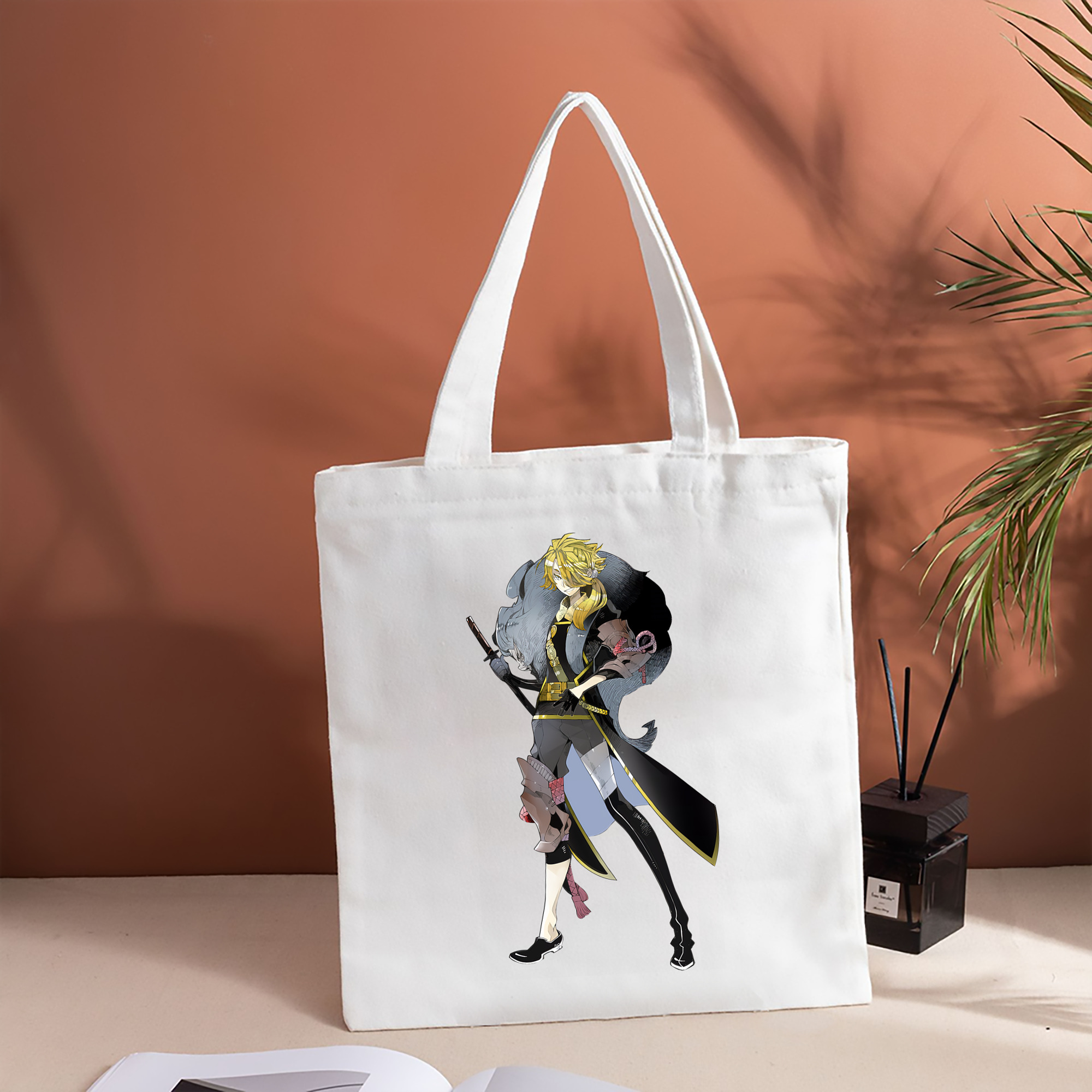 刀剣乱舞 Touken Ranbu 縦型キャンバス生地手提げバッグ　トートバッグ