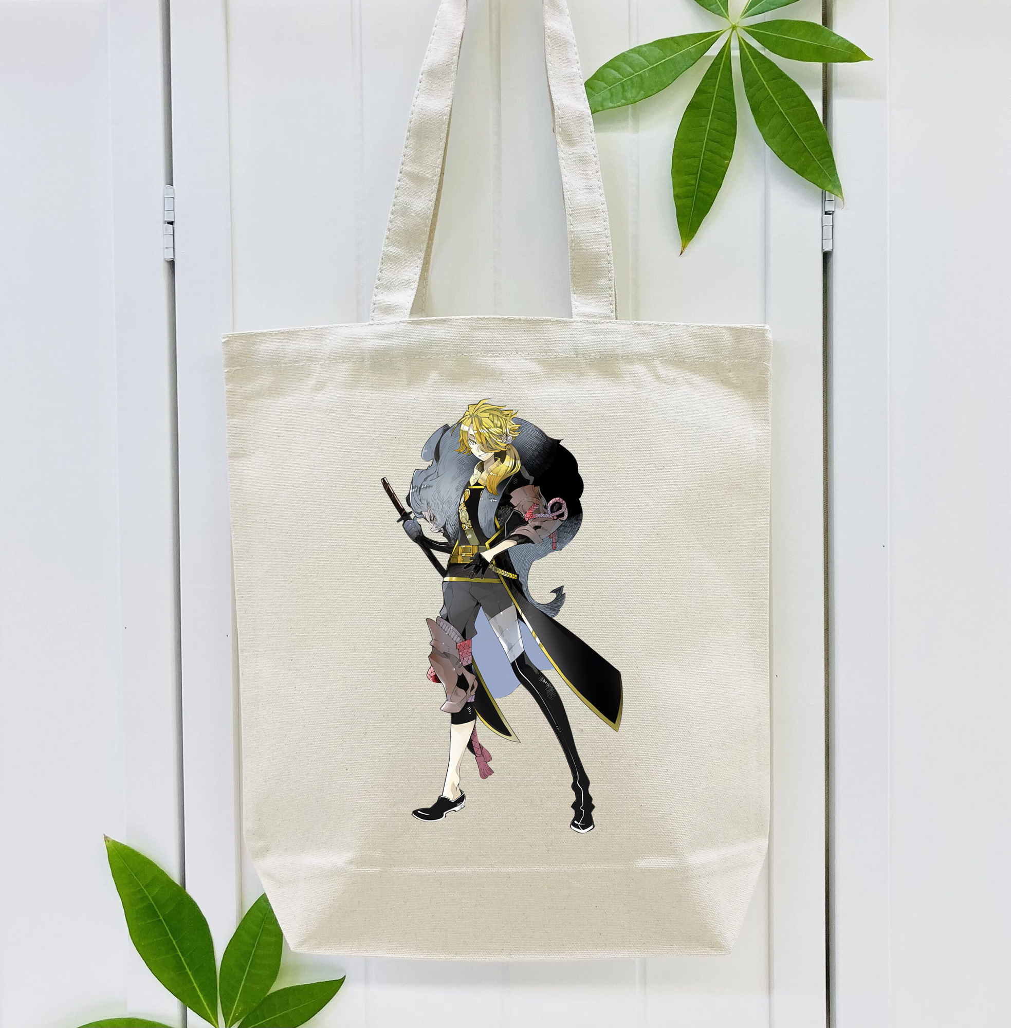 刀剣乱舞 Touken Ranbu 縦型キャンバス生地手提げバッグ　トートバッグ
