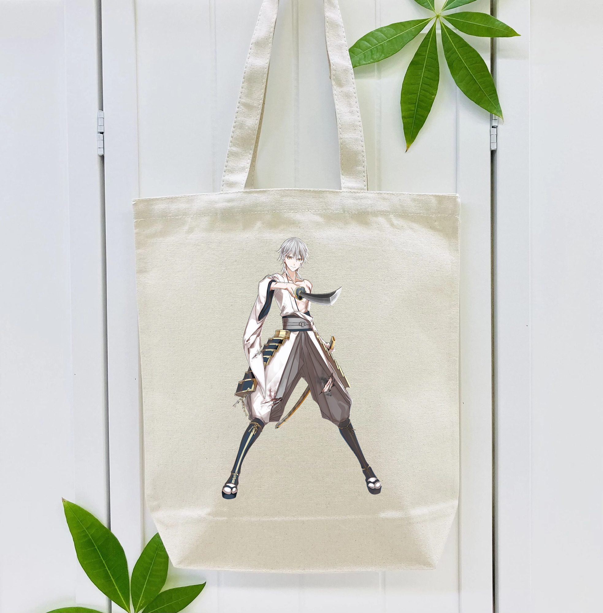 刀剣乱舞 Touken Ranbu 縦型キャンバス生地手提げバッグ　トートバッグ